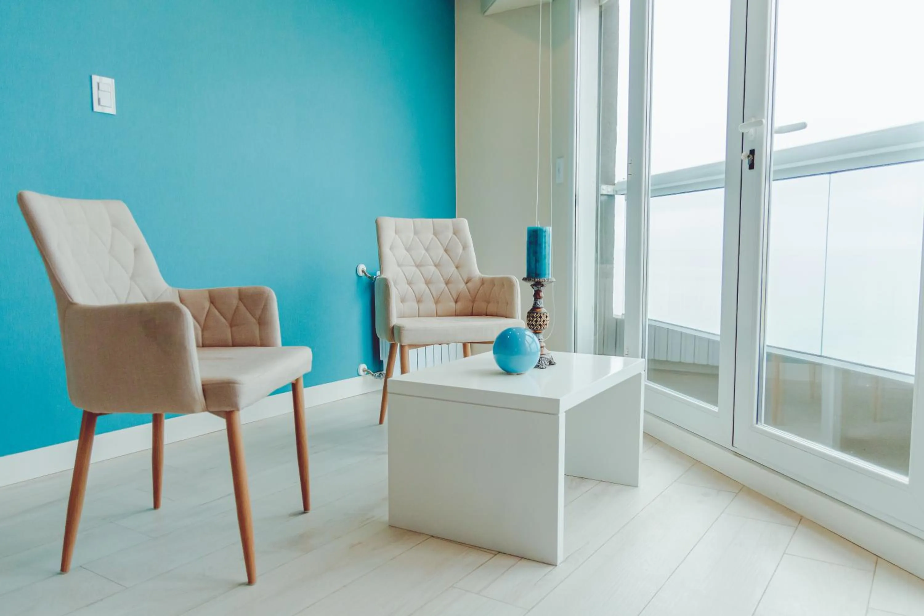 Seating area in Hotel Las Rocas