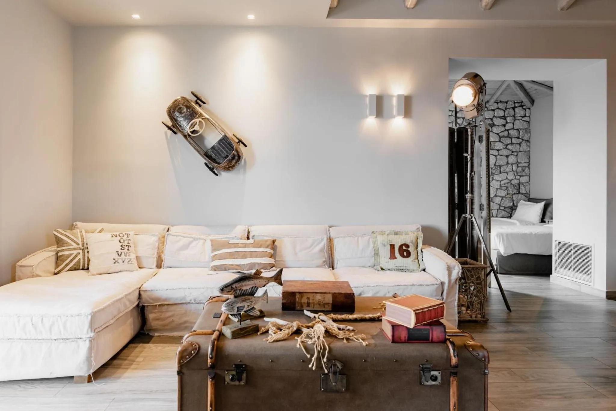 Living room in Tyros Boutique Houses Villas