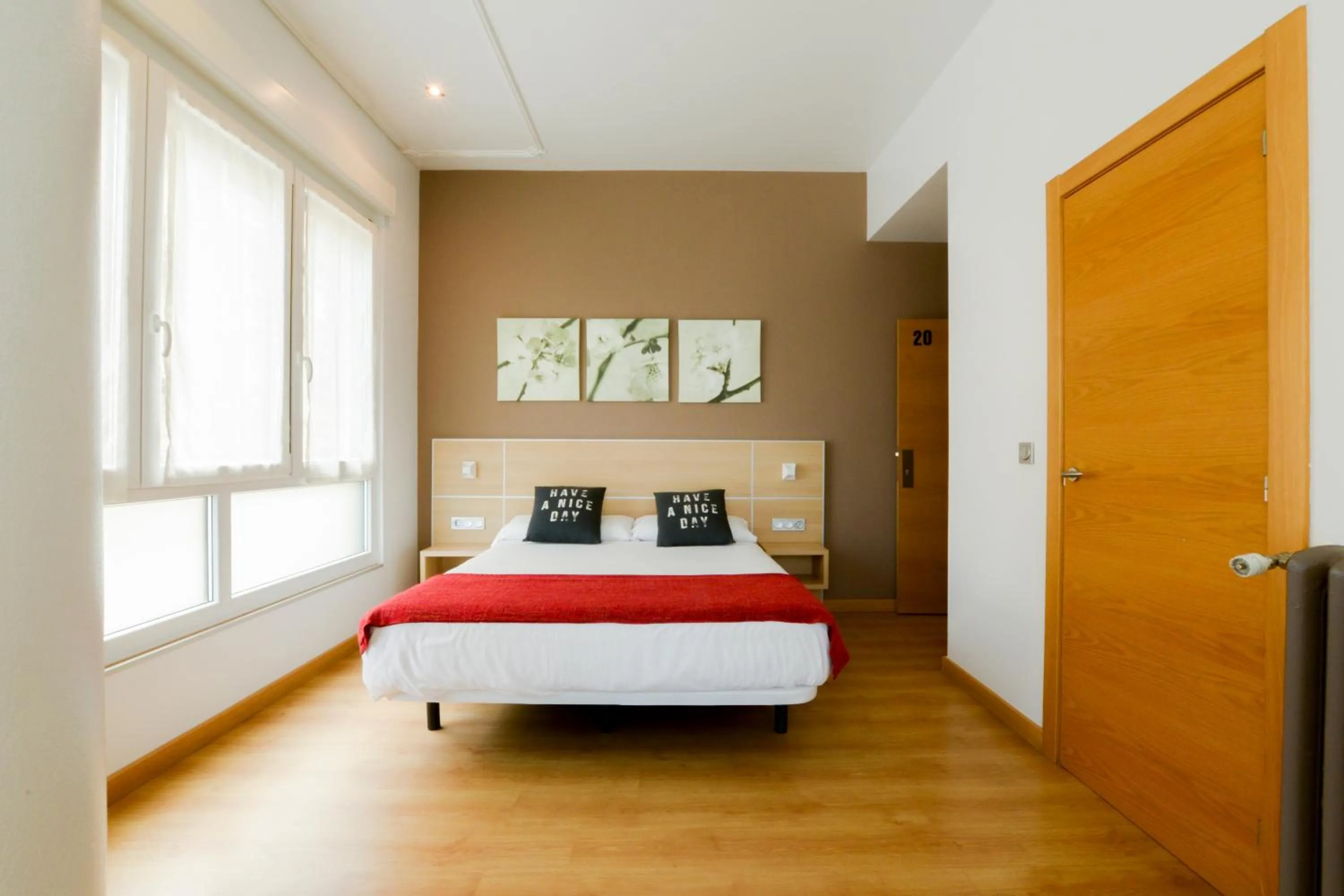 Bed in Pension Kursaal