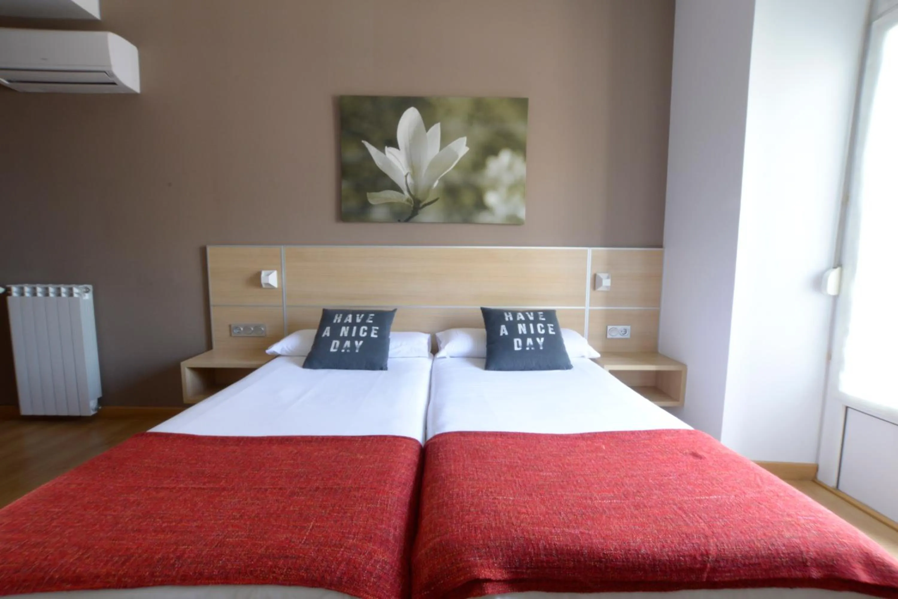 Bed in Pension Kursaal