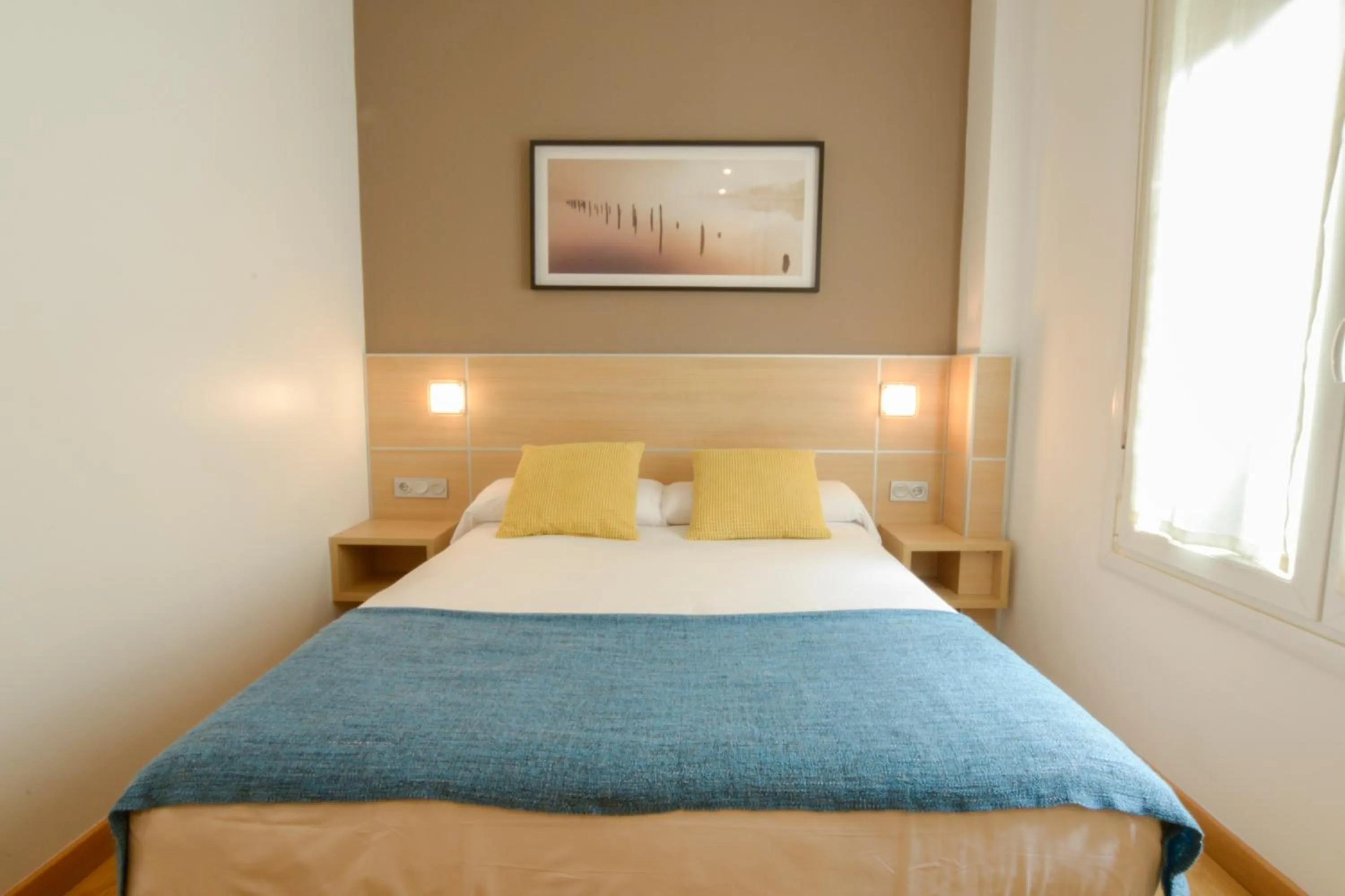 Bed in Pension Kursaal