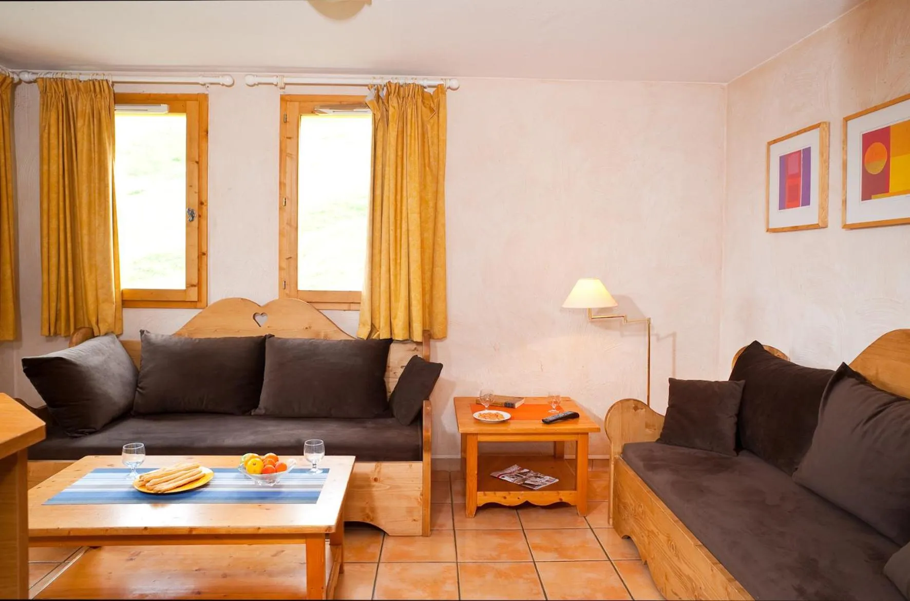 Living room in Madame Vacances les Chalets des Alpages