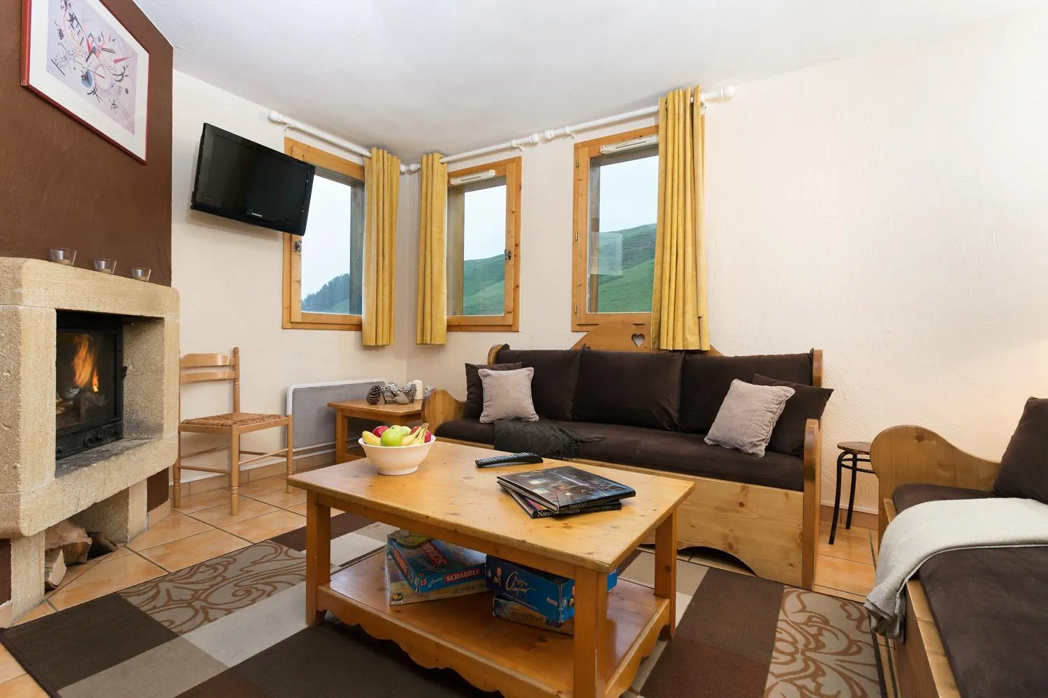 Bedroom in Madame Vacances les Chalets des Alpages