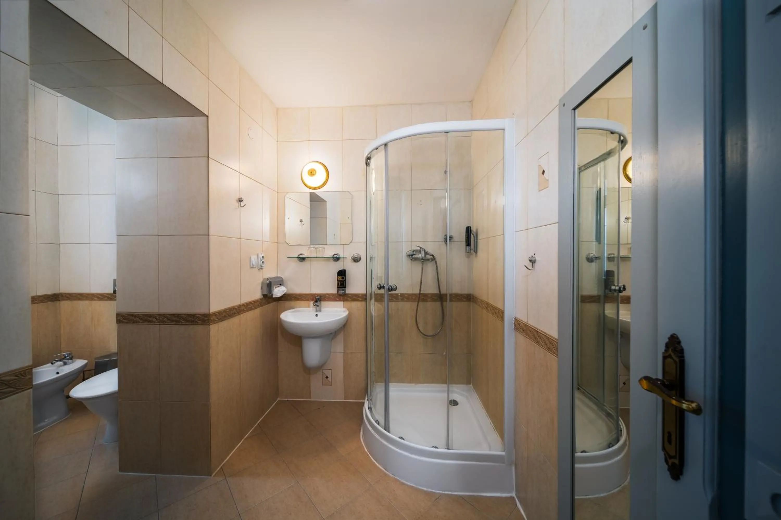 Bathroom in Hotel Most Slávy