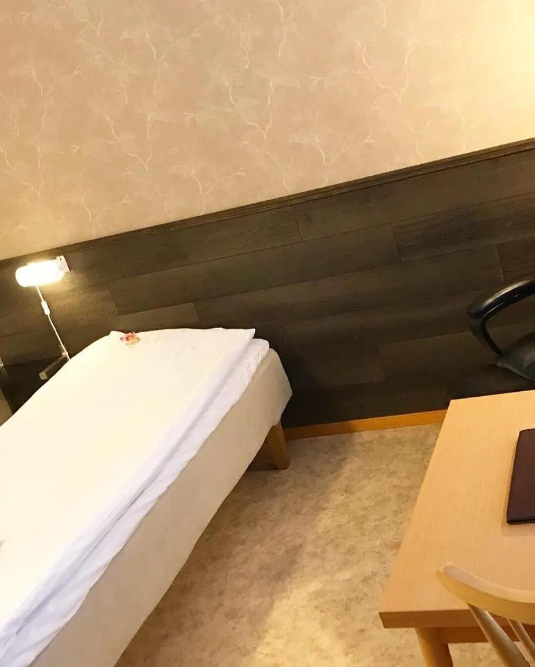 Bed in Karlshamn Vandrarhem och Hotell