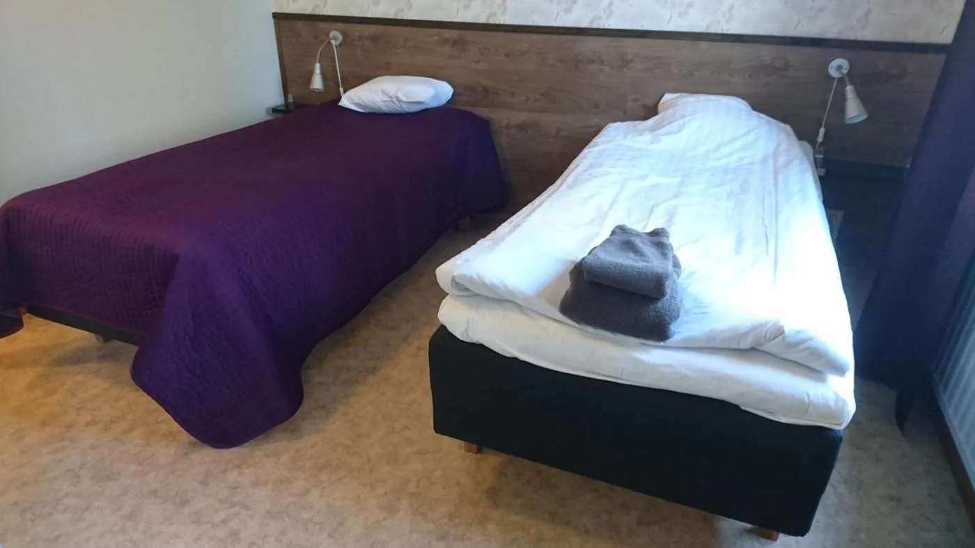 Bed in Karlshamn Vandrarhem och Hotell