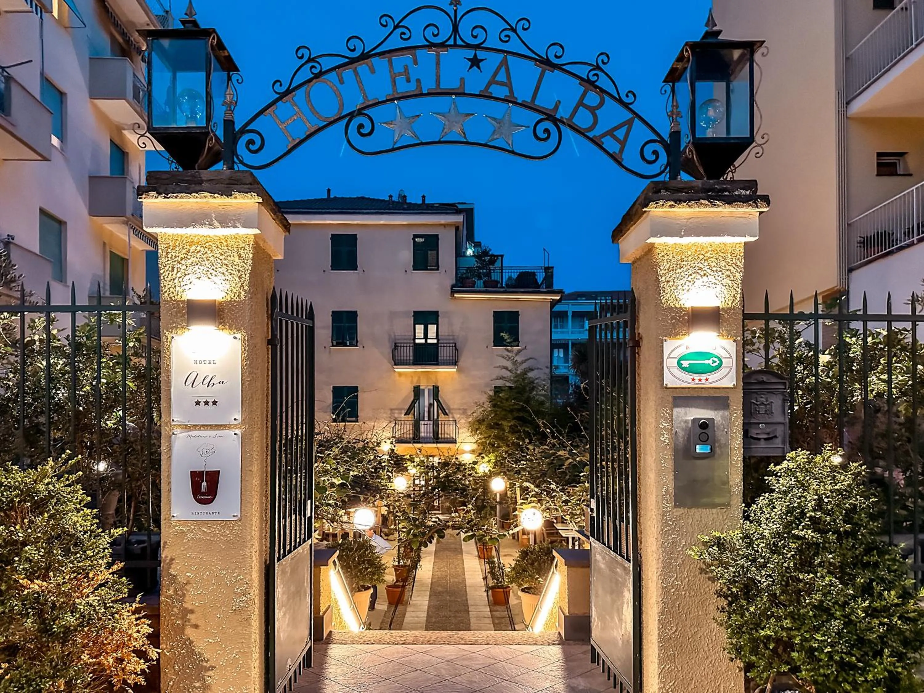 Property building in Hotel Alba