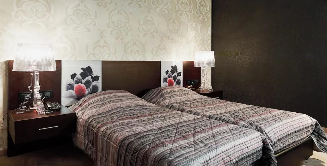 Bed in Hotel Cezaria