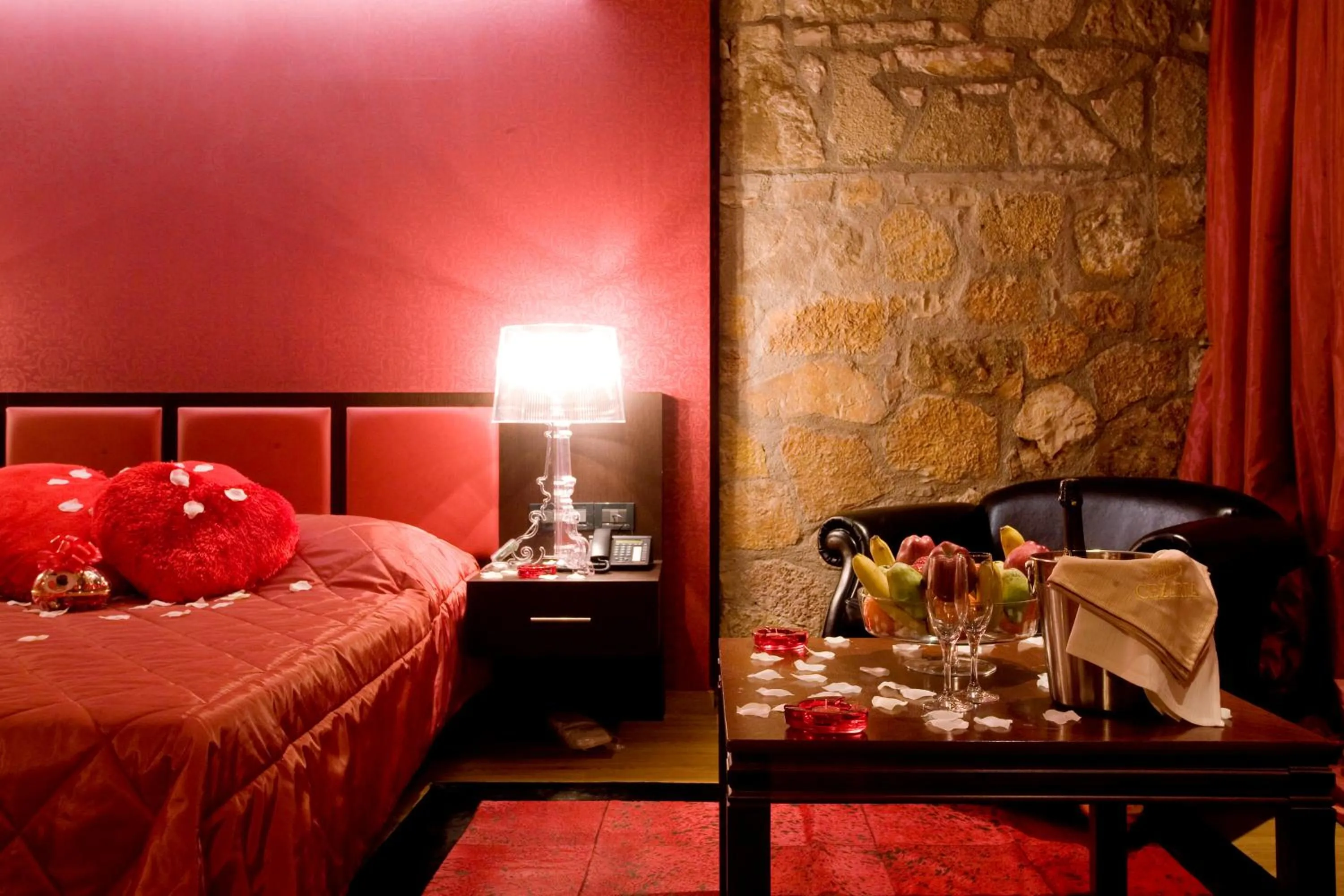 Decorative detail, Bed in Hotel Cezaria