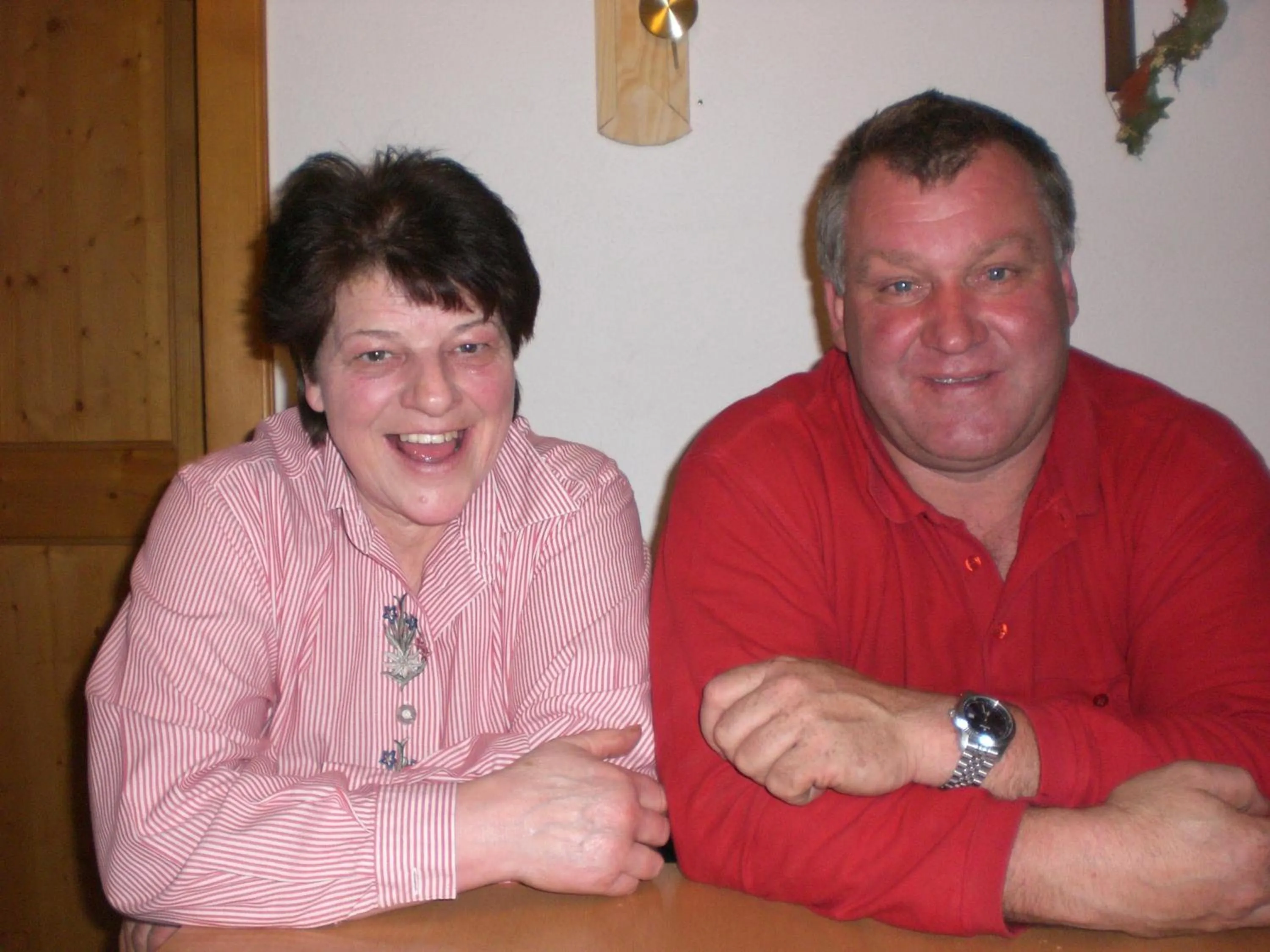 Family in Haus am Brunnen