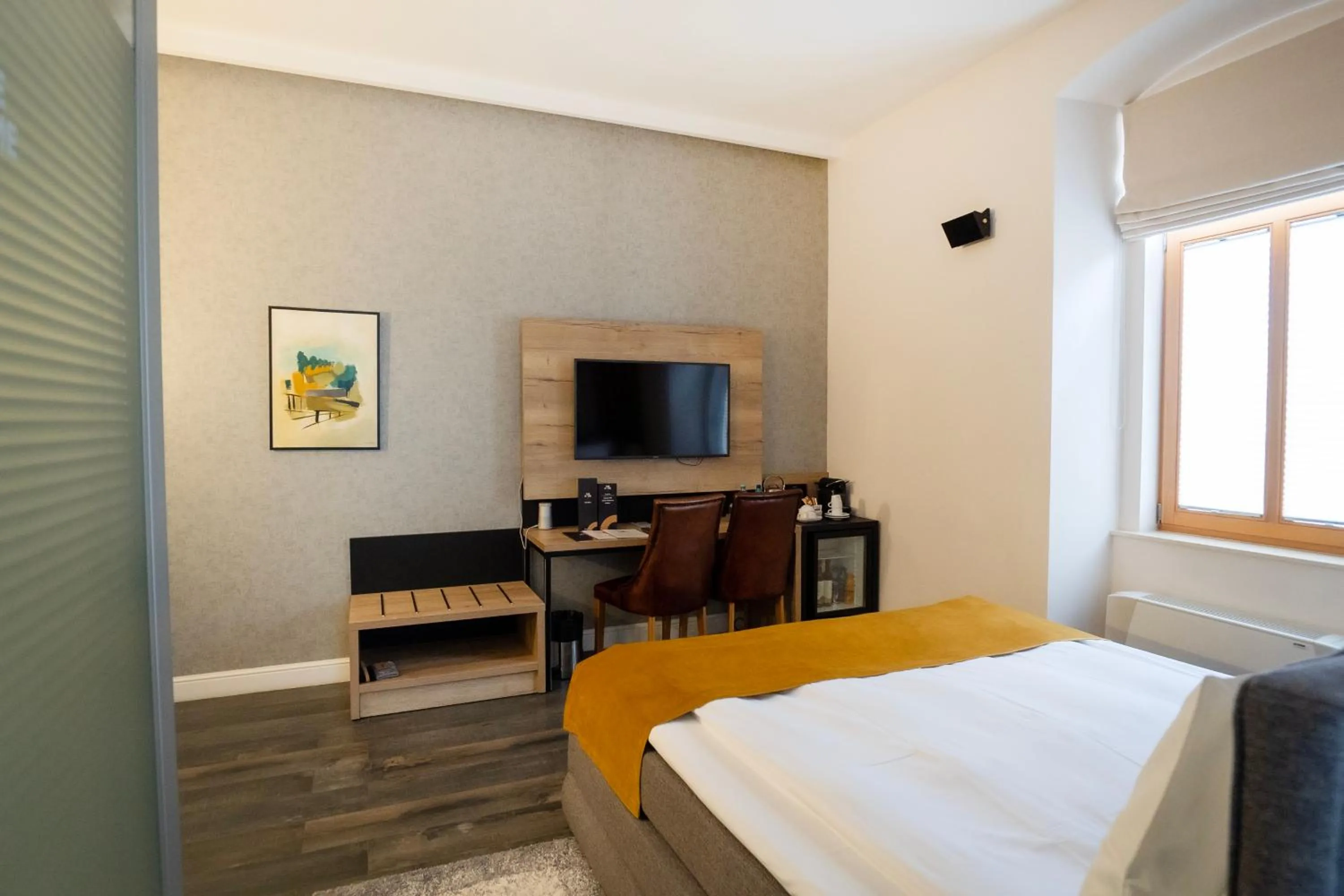 Bed in The Dome Hotel