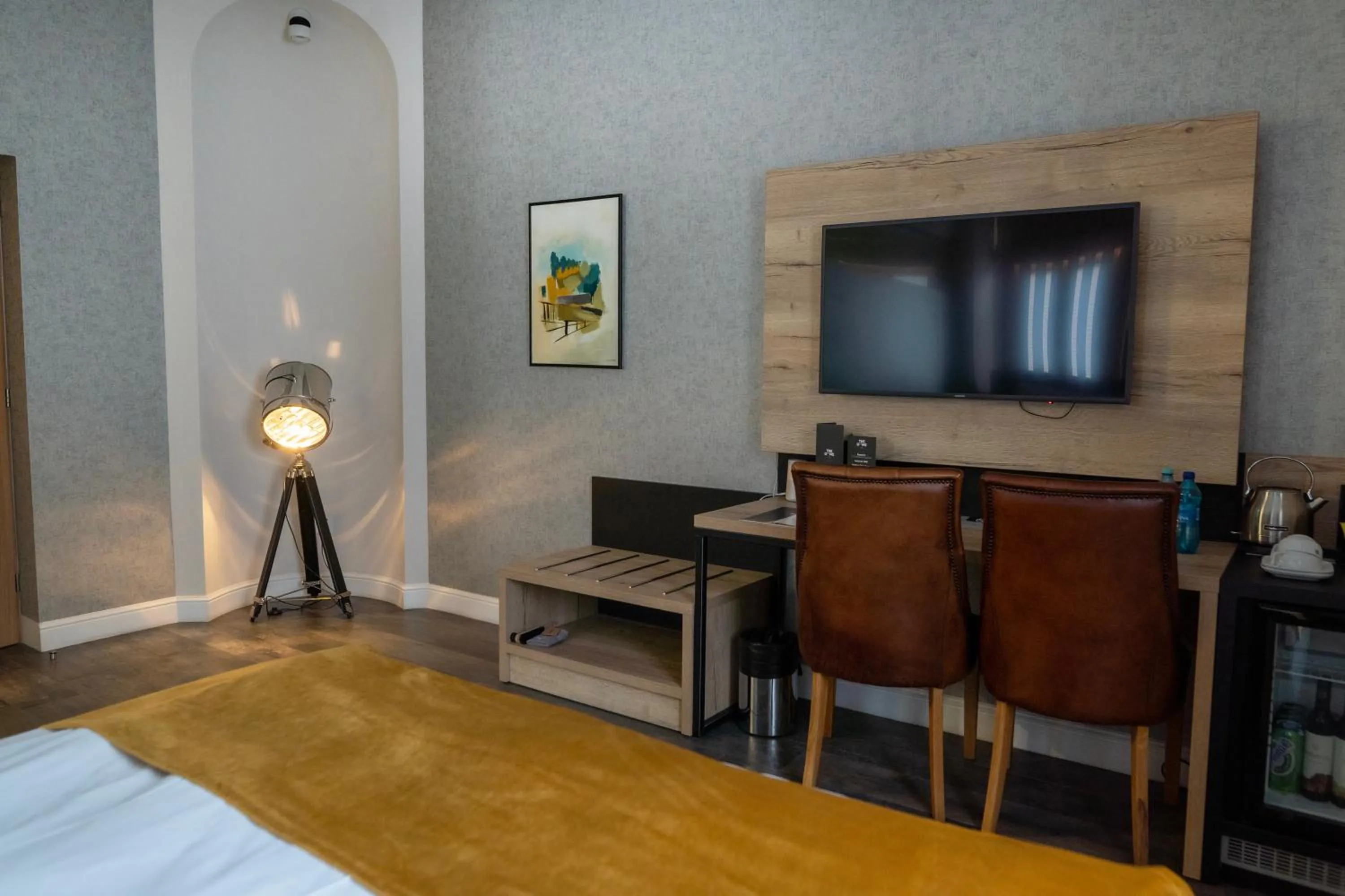 Bed in The Dome Hotel