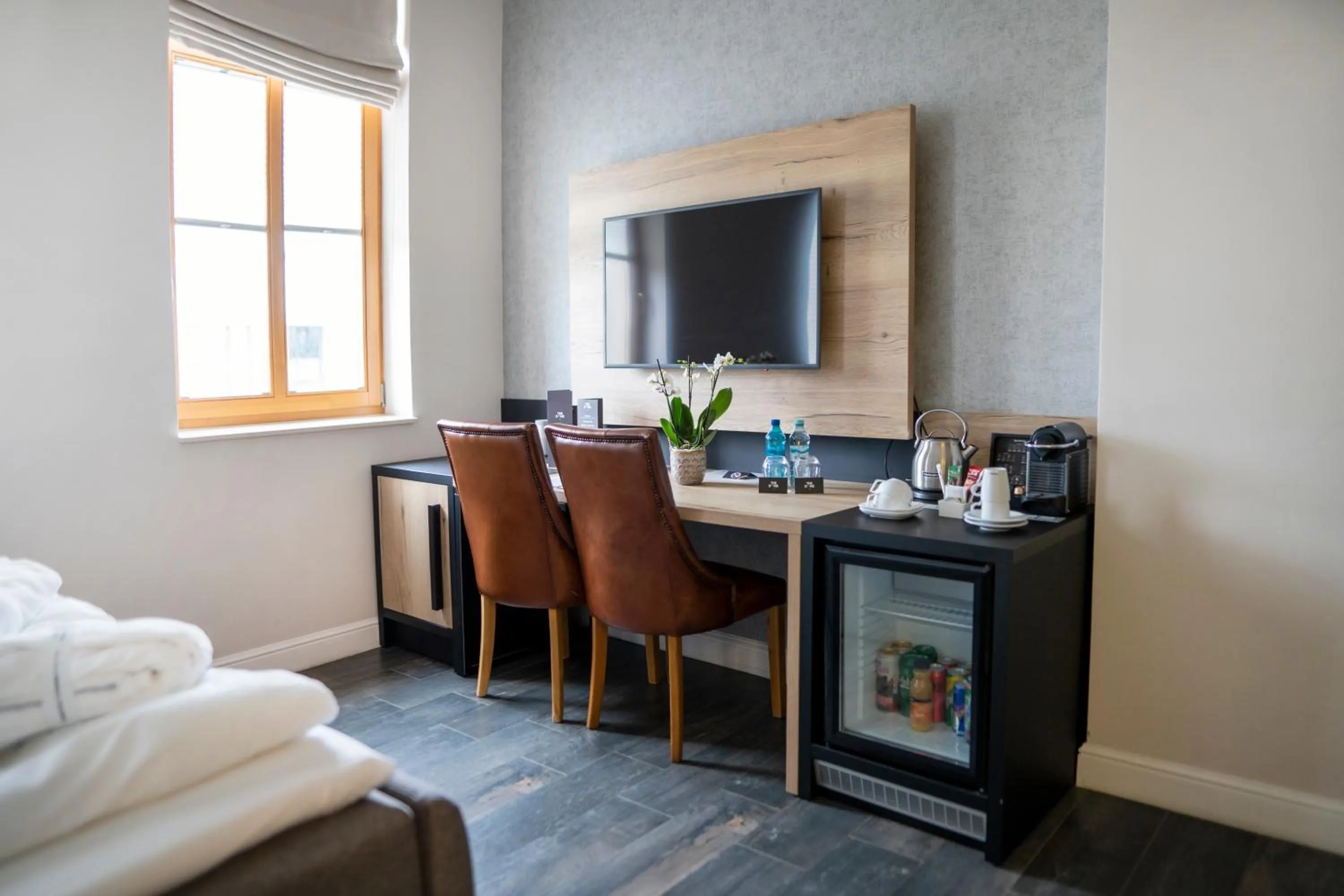 Bed in The Dome Hotel