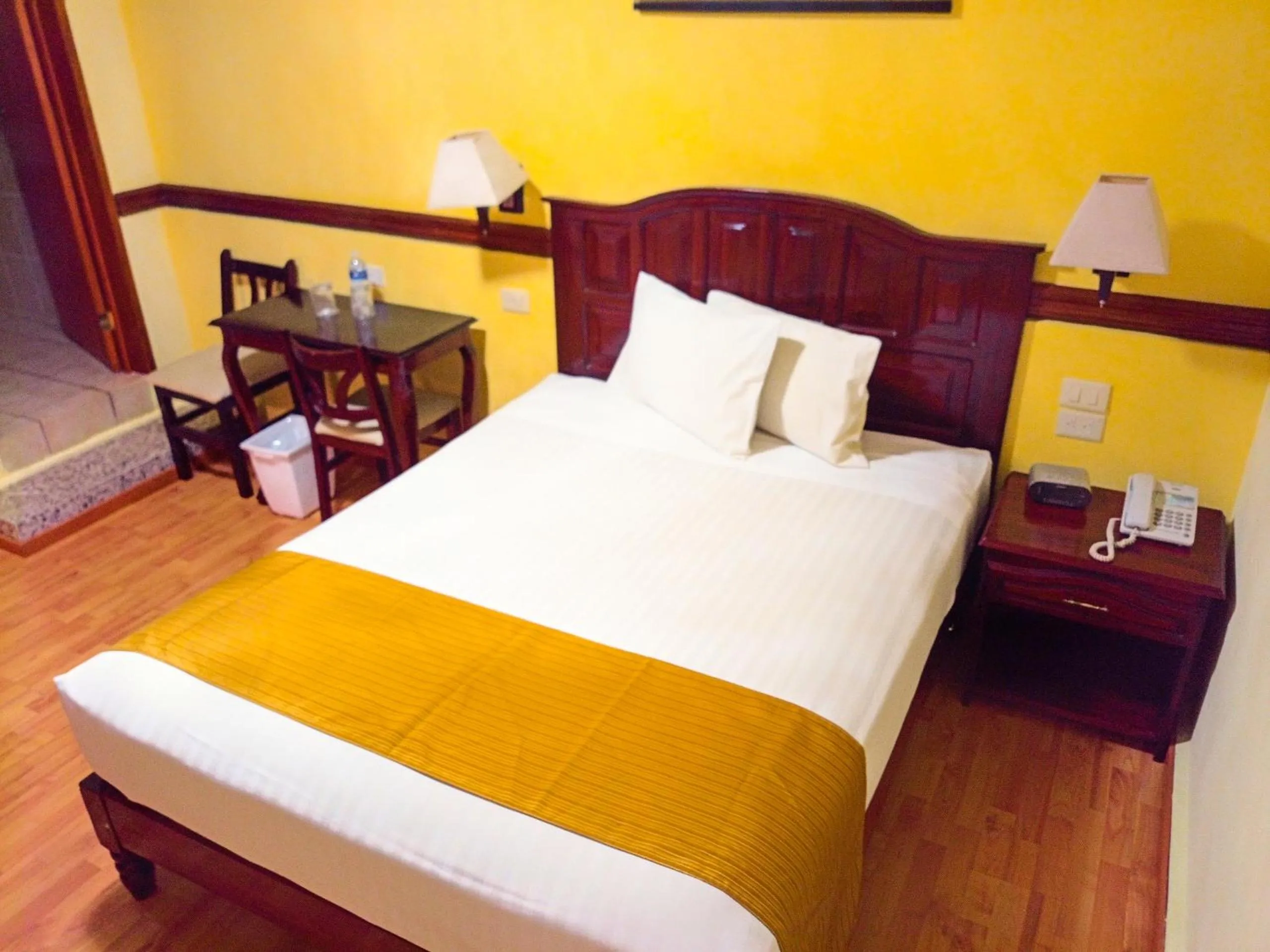 Bed in Hotel Madan Cárdenas