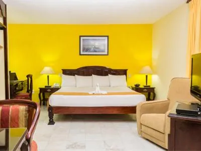 Bed in Hotel Madan Cárdenas