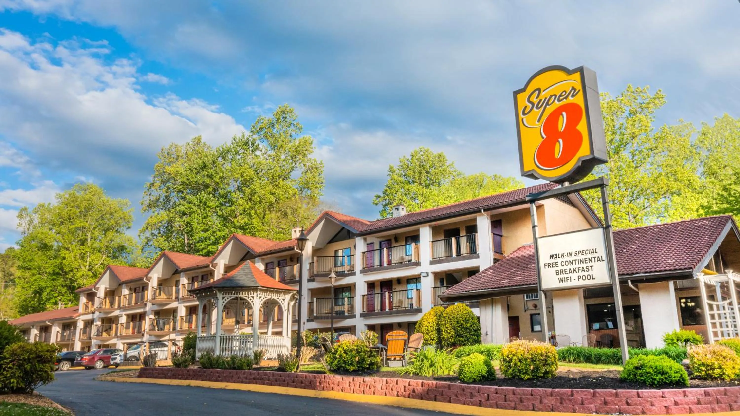 Property building in Super 8 by Wyndham Downtown Gatlinburg at Convention Center