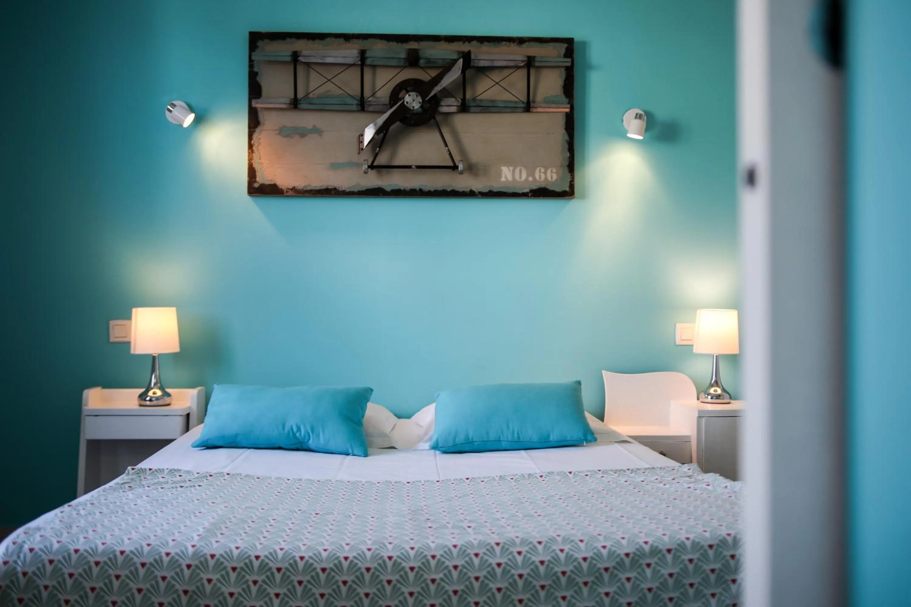 Bed in Hôtel La Bastide