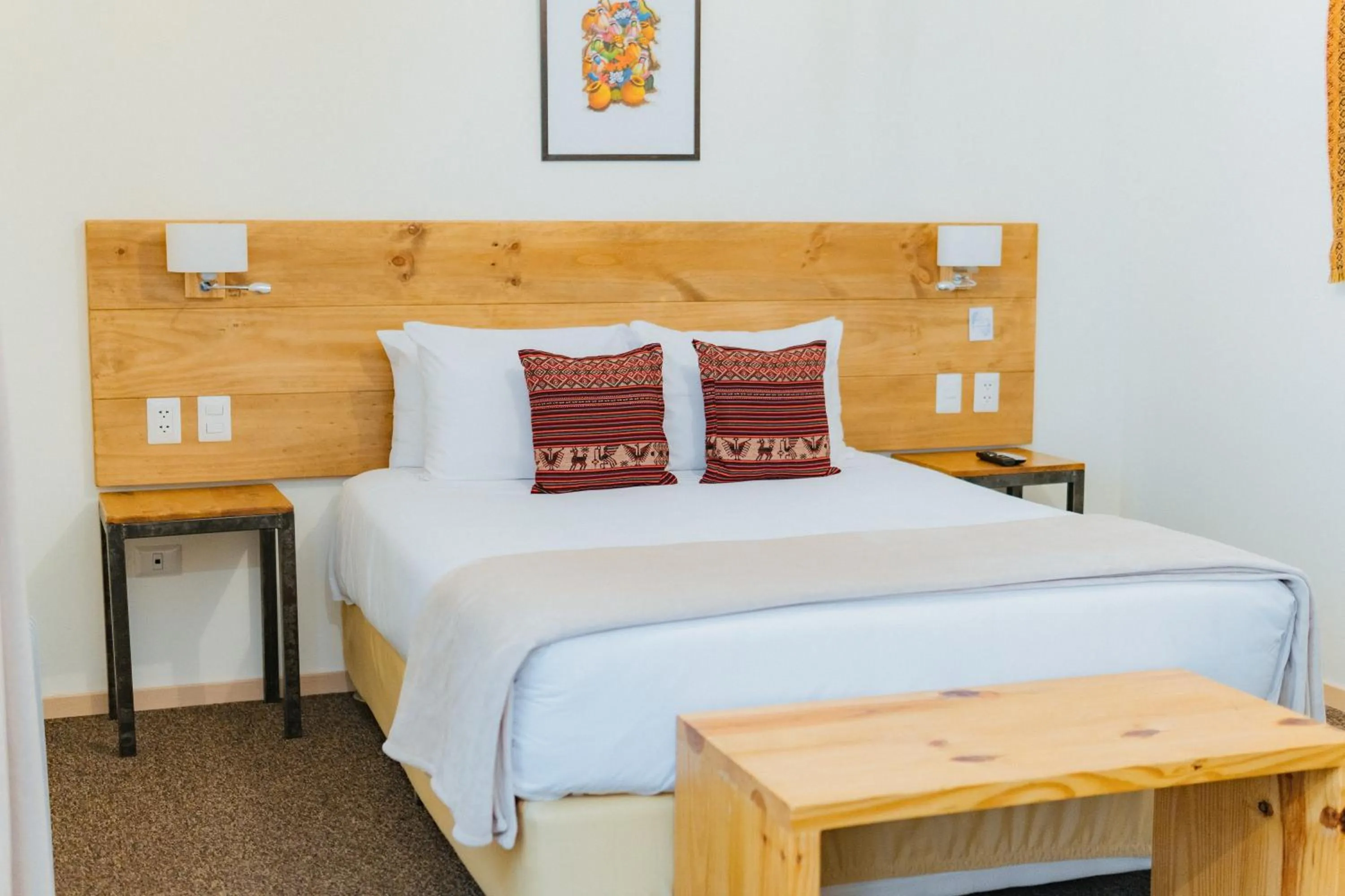 Bed in Cooper Hotel Boutique