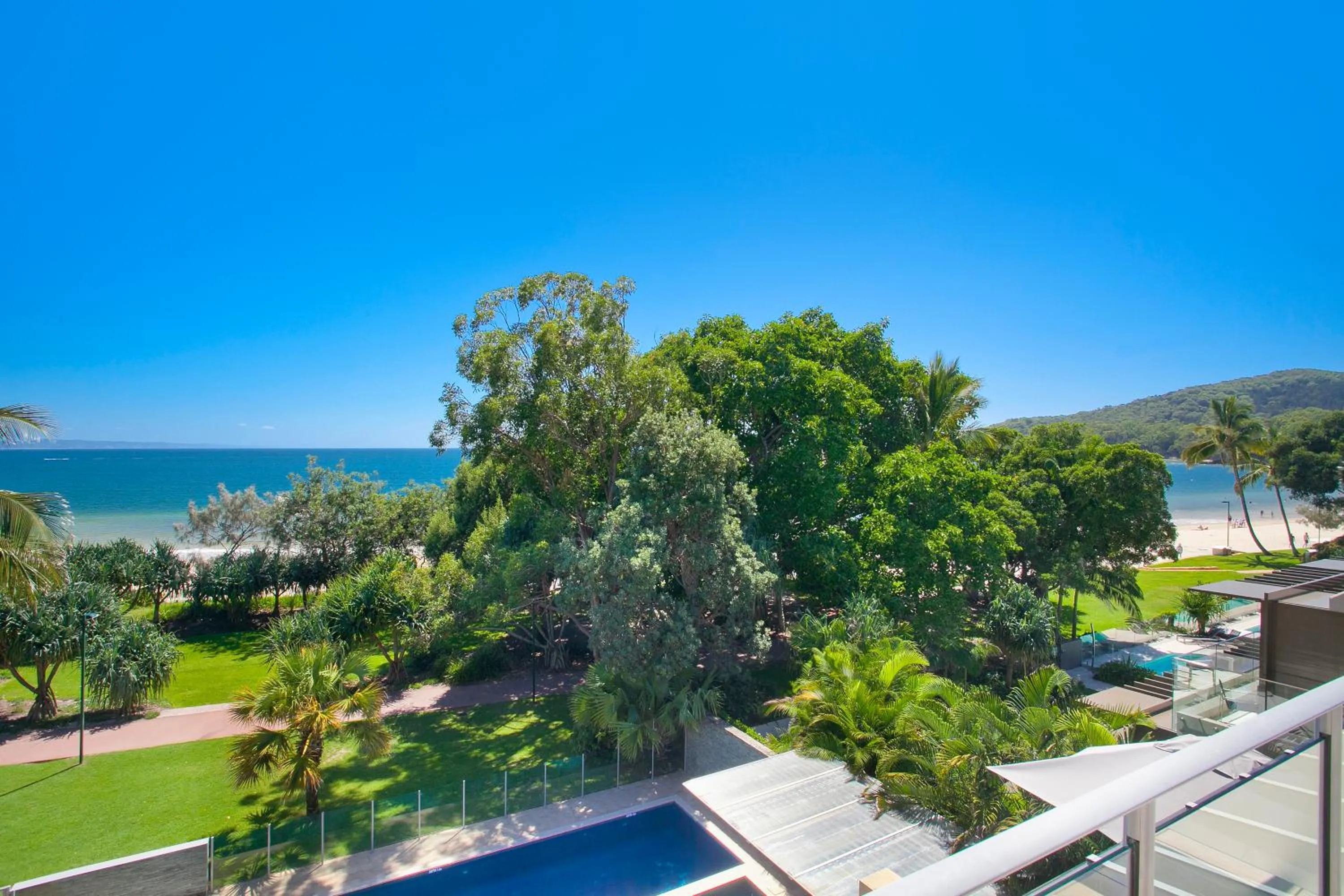 Pool view in Maison Noosa