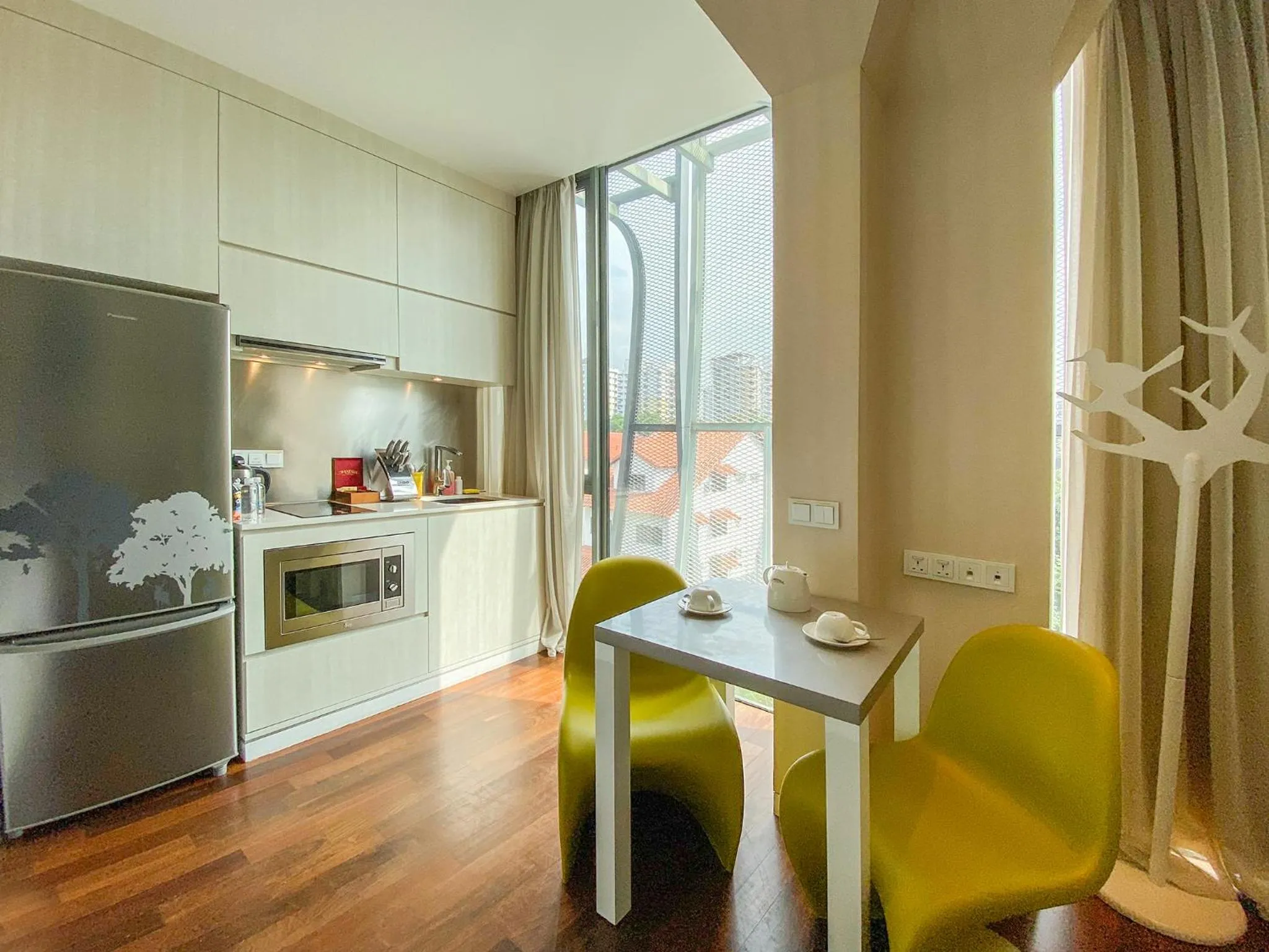 Dining area in ST Residences Novena