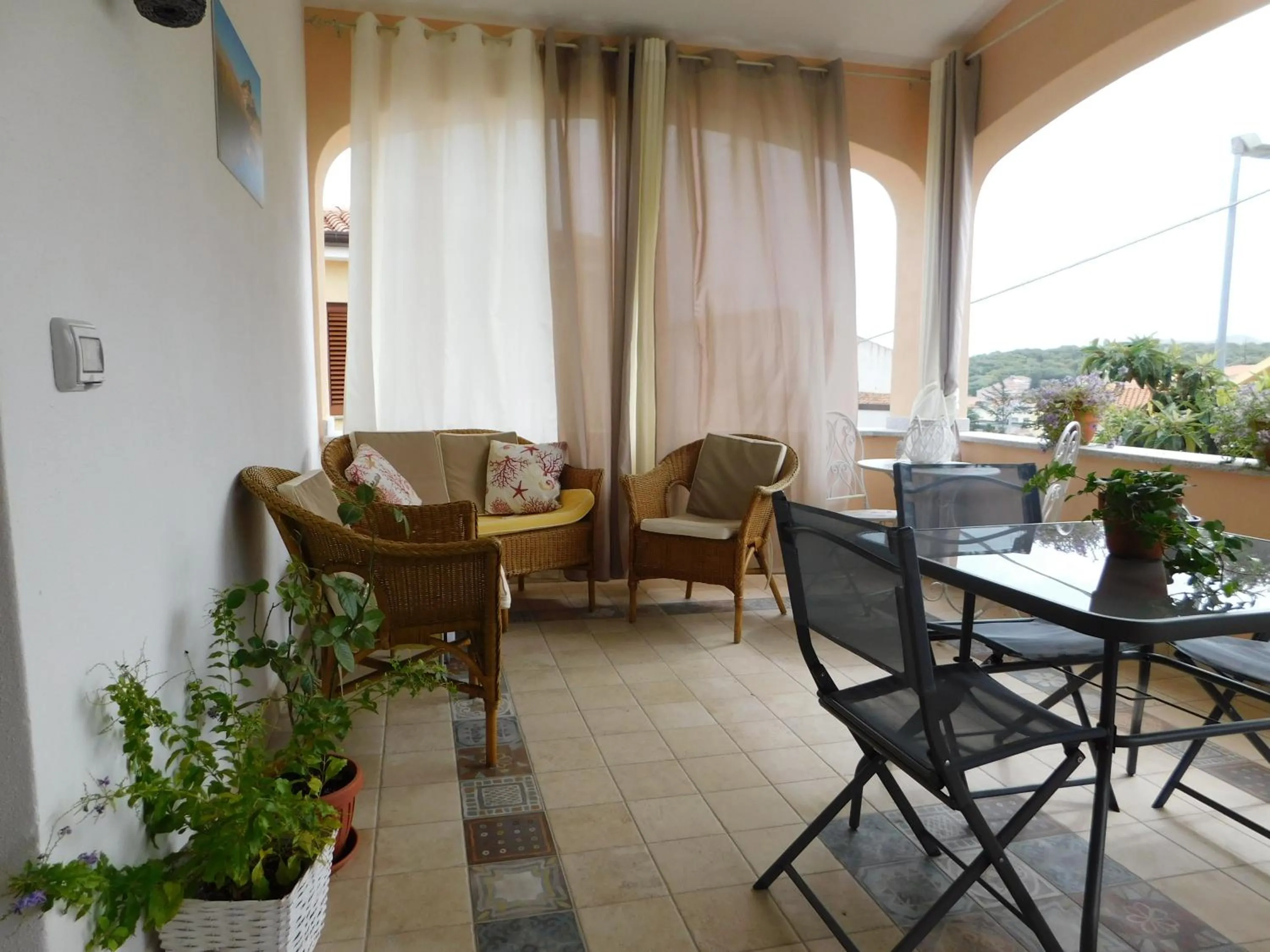 Balcony/Terrace in B&B Sos Manneddos