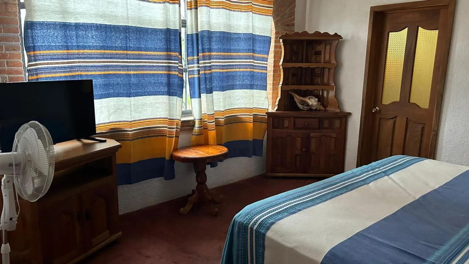 Bed in Hotel Colonial Taxco