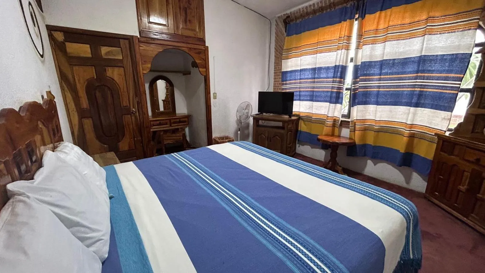 Bed in Hotel Colonial Taxco