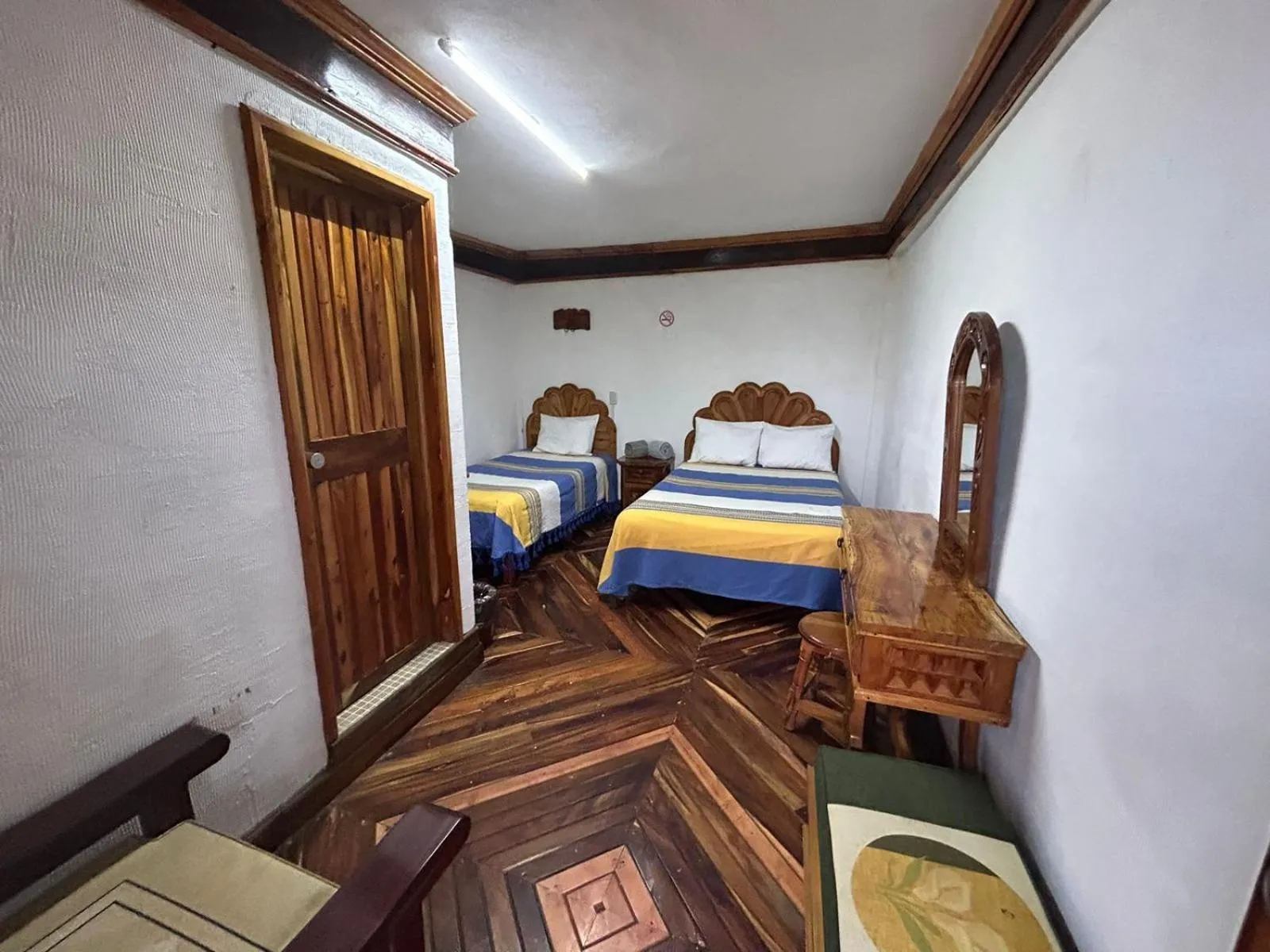 Bed in Hotel Colonial Taxco