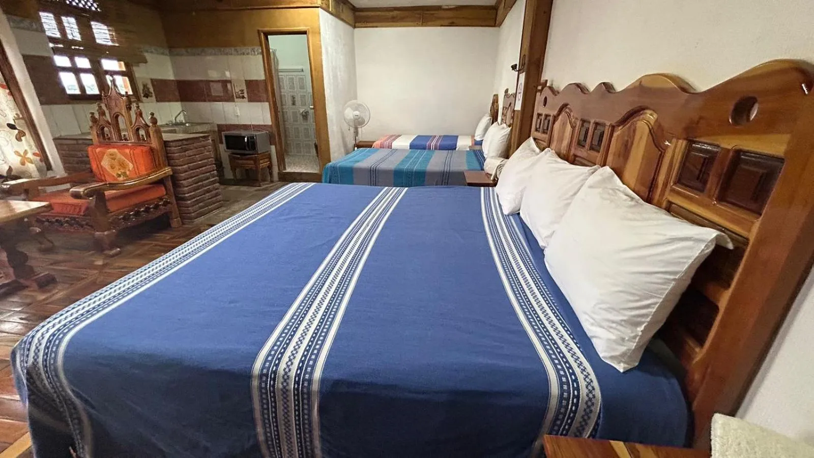 Bed in Hotel Colonial Taxco