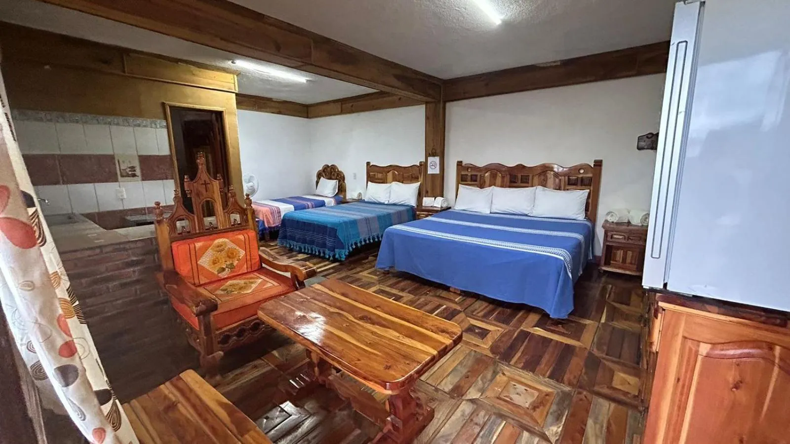 Bed in Hotel Colonial Taxco