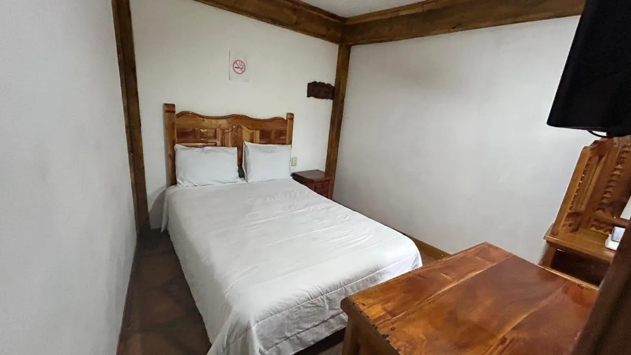 Bed in Hotel Colonial Taxco