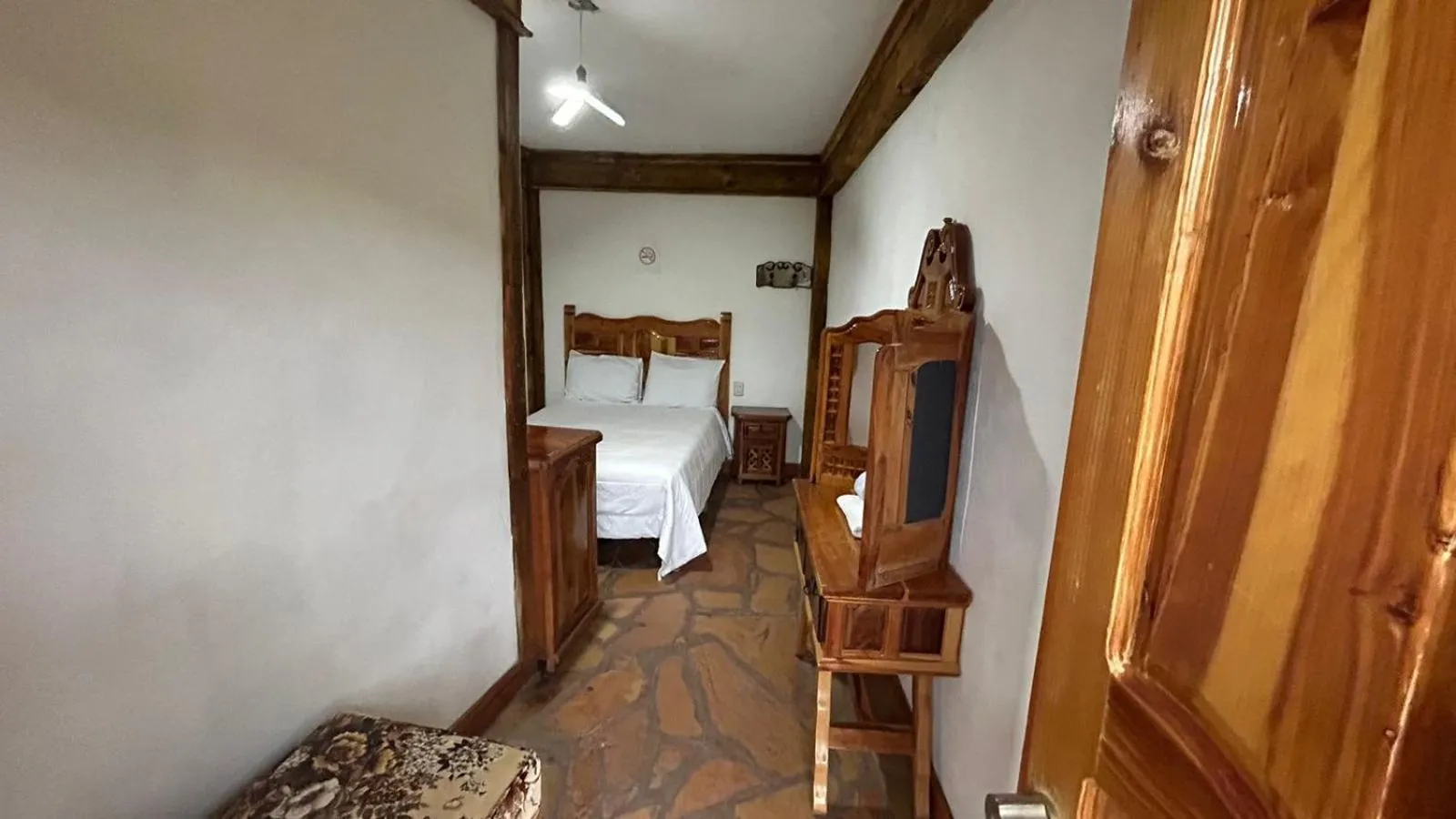 Bed in Hotel Colonial Taxco