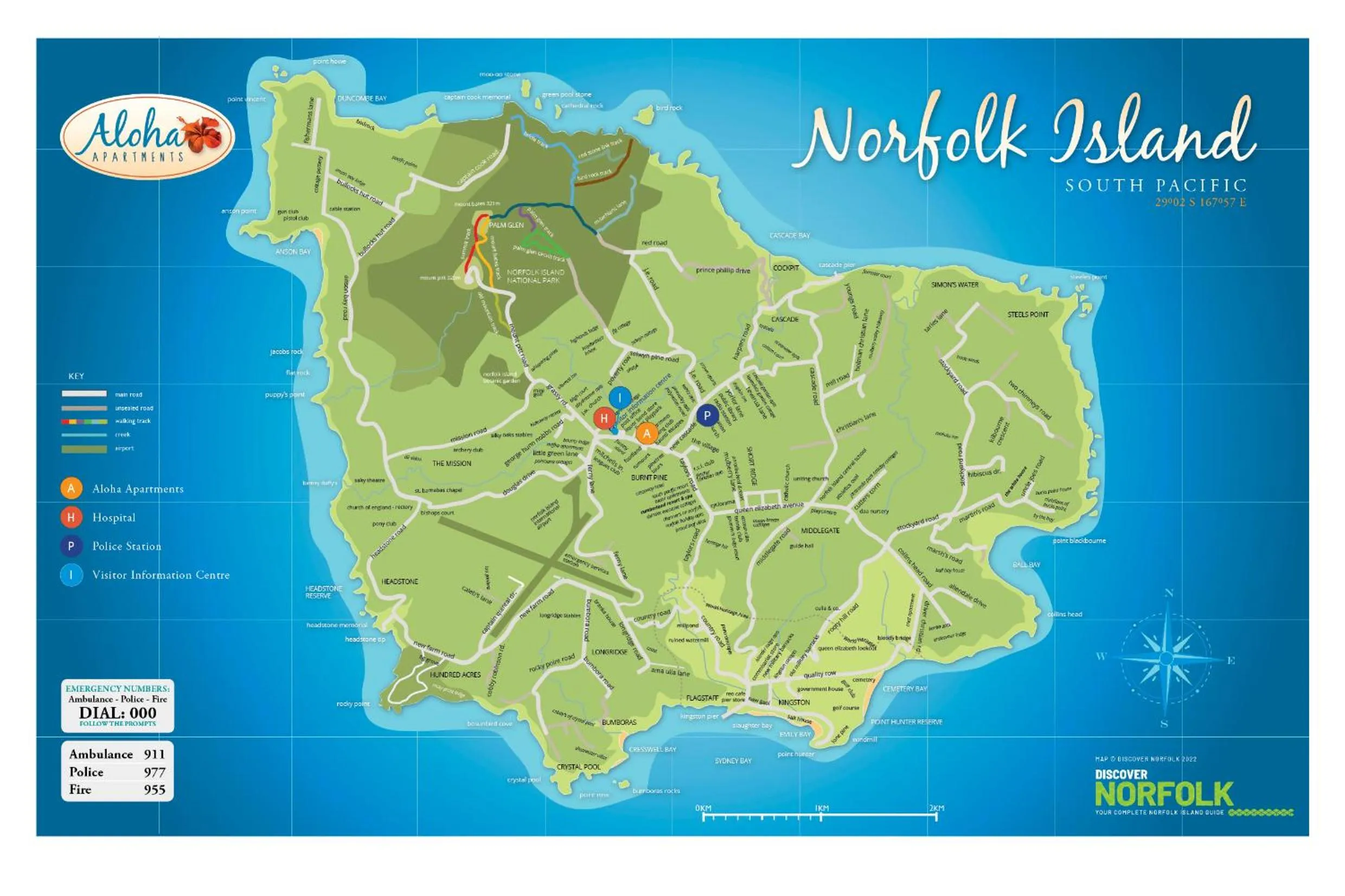 Landmark view in Aloha Apartments