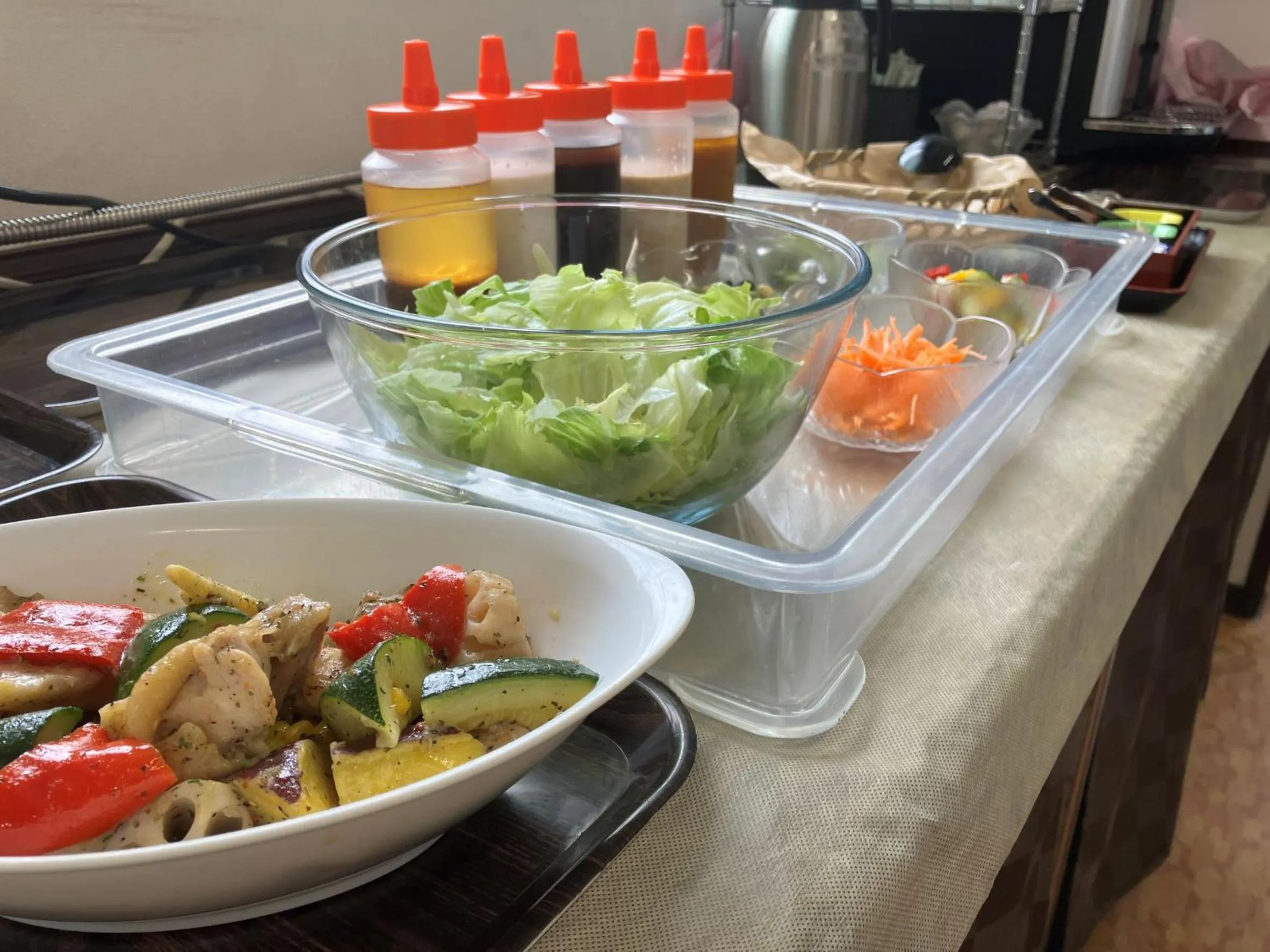 Restaurant/places to eat in Sky Heart Hotel Shimonoseki