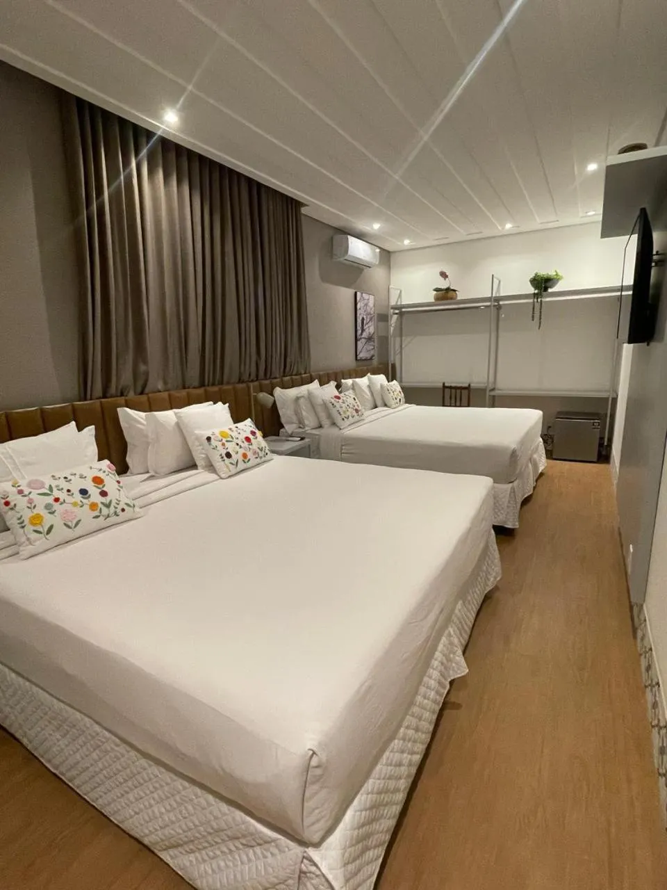 Bed in Hotel Estilo de Minas