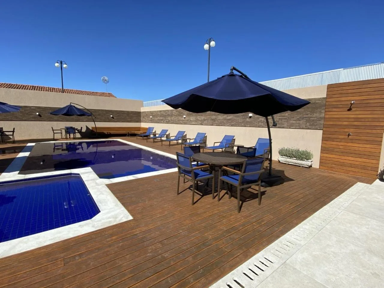 Swimming pool in Hotel Estilo de Minas