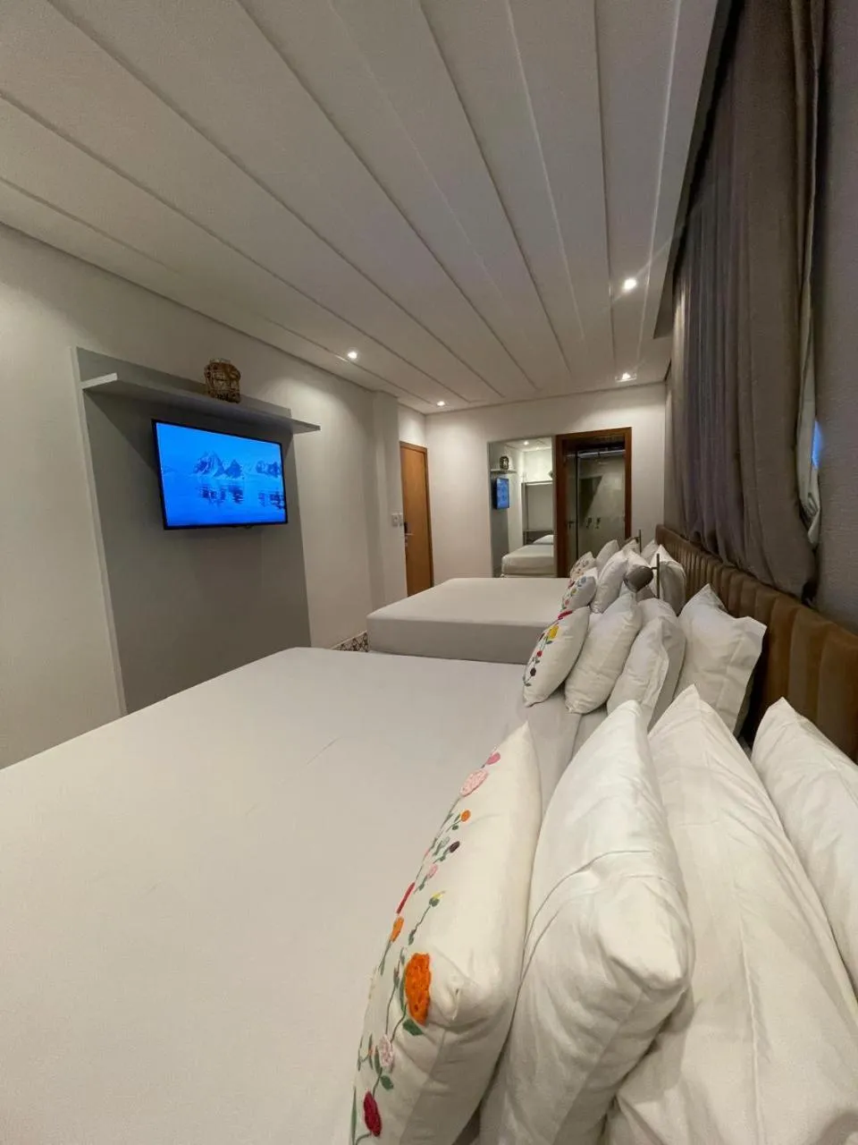 Bed in Hotel Estilo de Minas