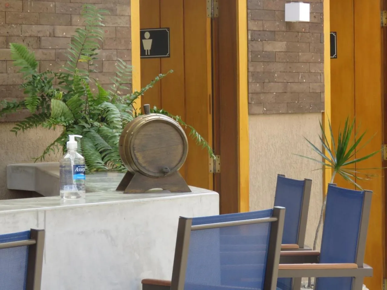 Swimming pool in Hotel Estilo de Minas