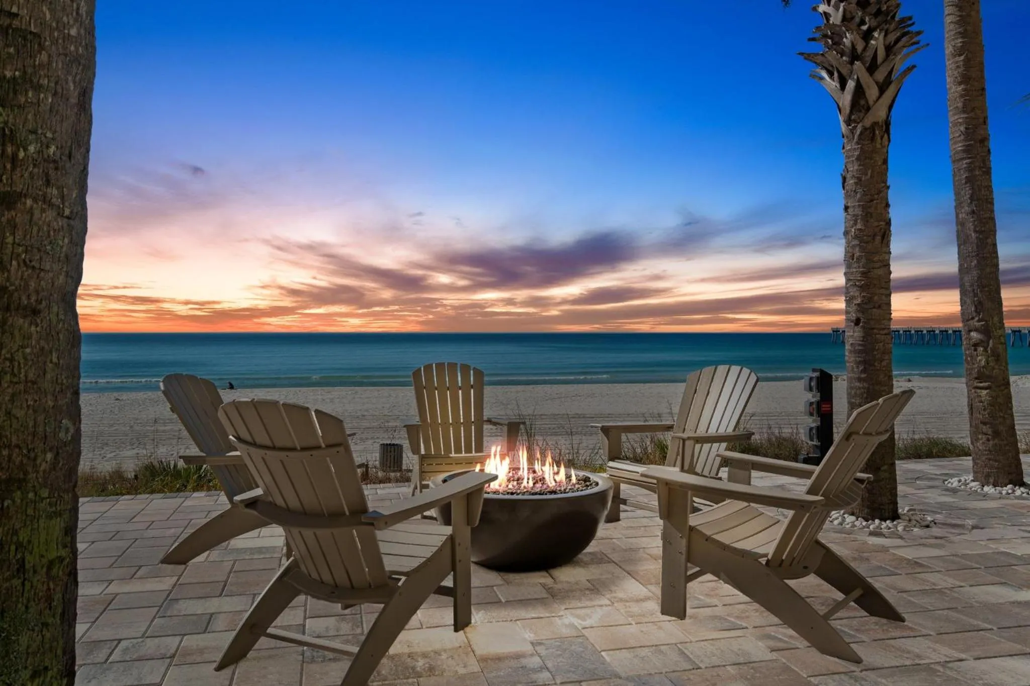 Patio in Calypso Beach Resort
