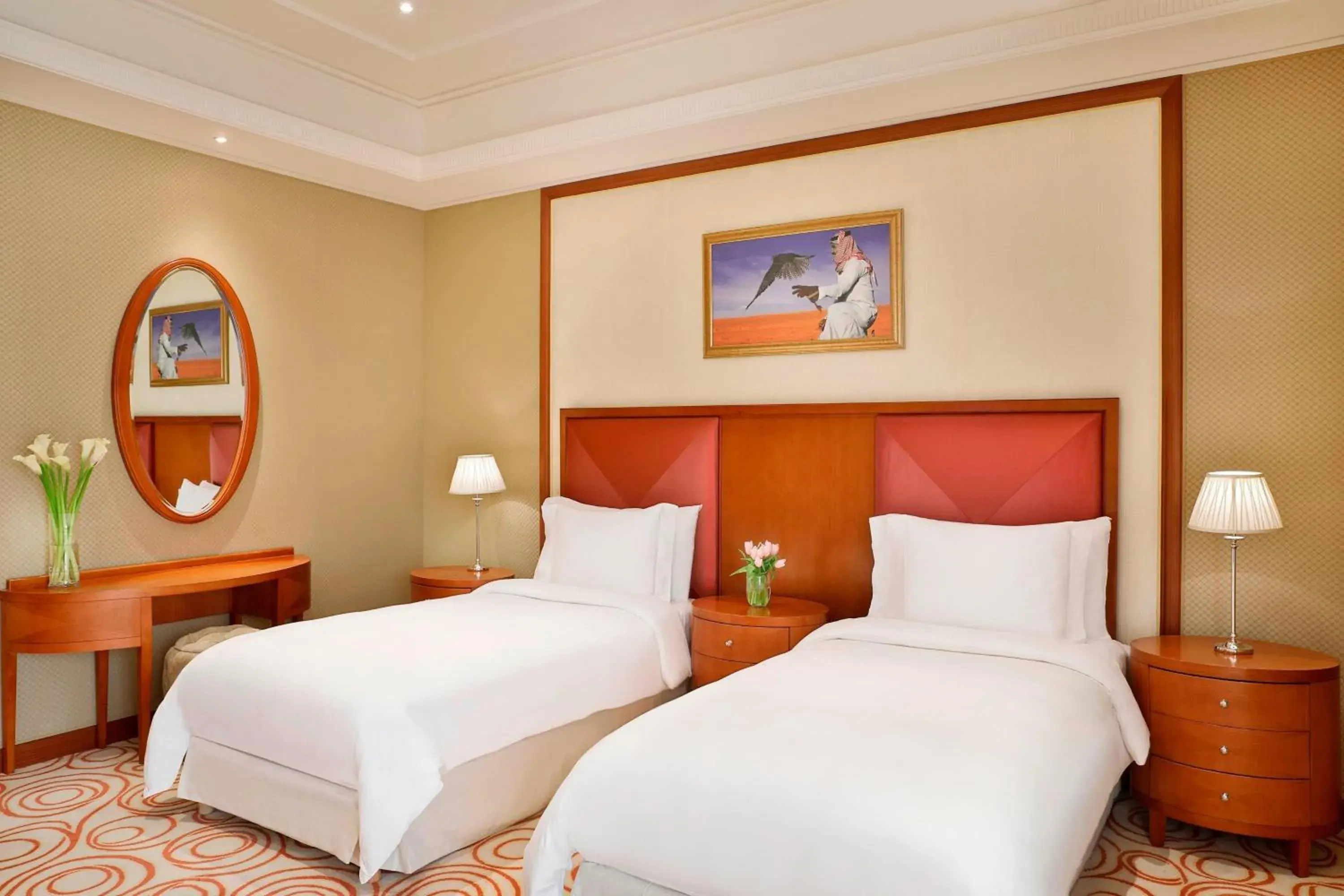 Deluxe Guest Room With Twin Beds in The Ritz-Carlton, Riyadh Deluxe Guest Room With Twin Beds in The Ritz-Carlton, Riyadh
