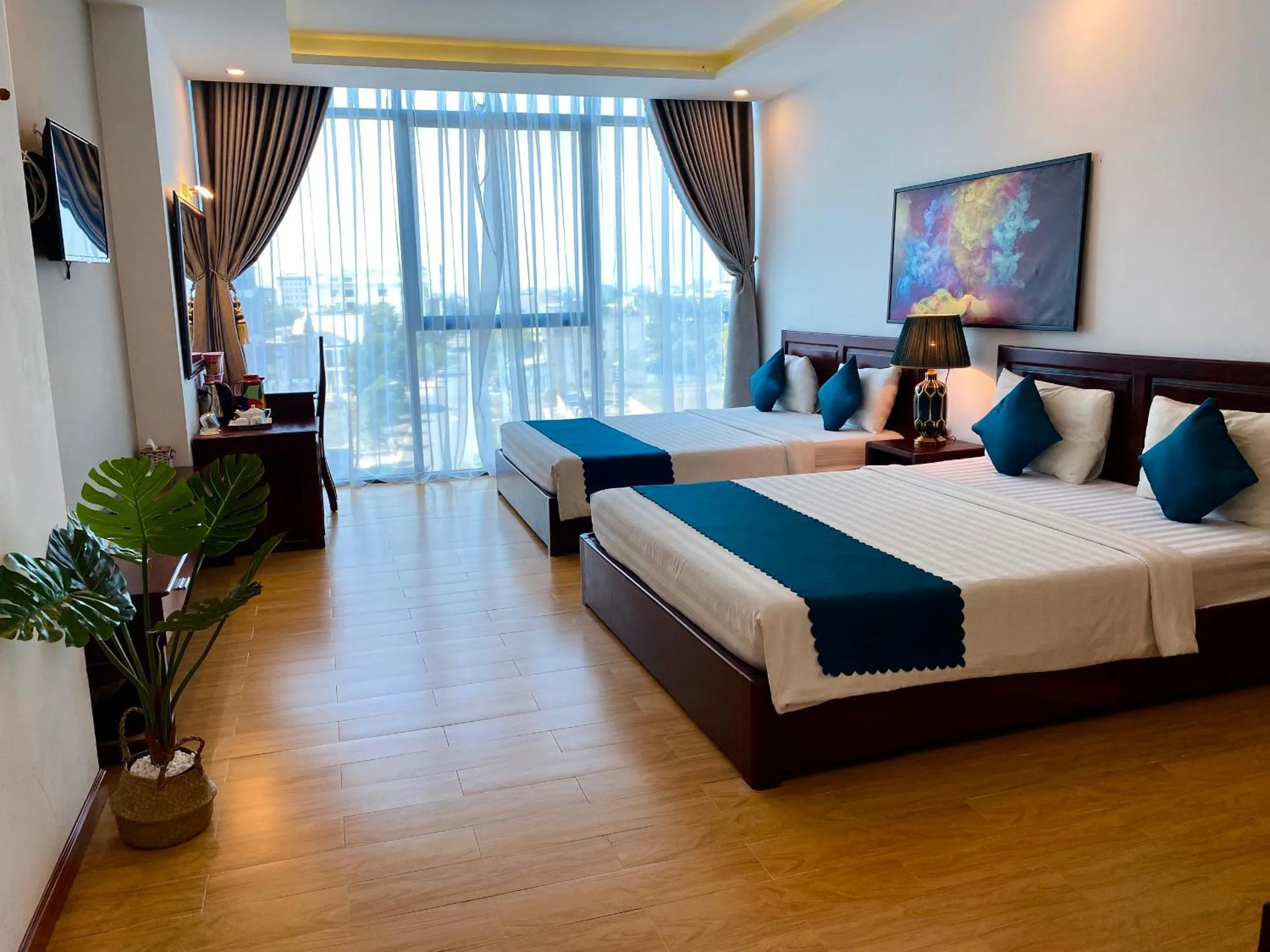 Bed in Hotel Mỹ Mỹ