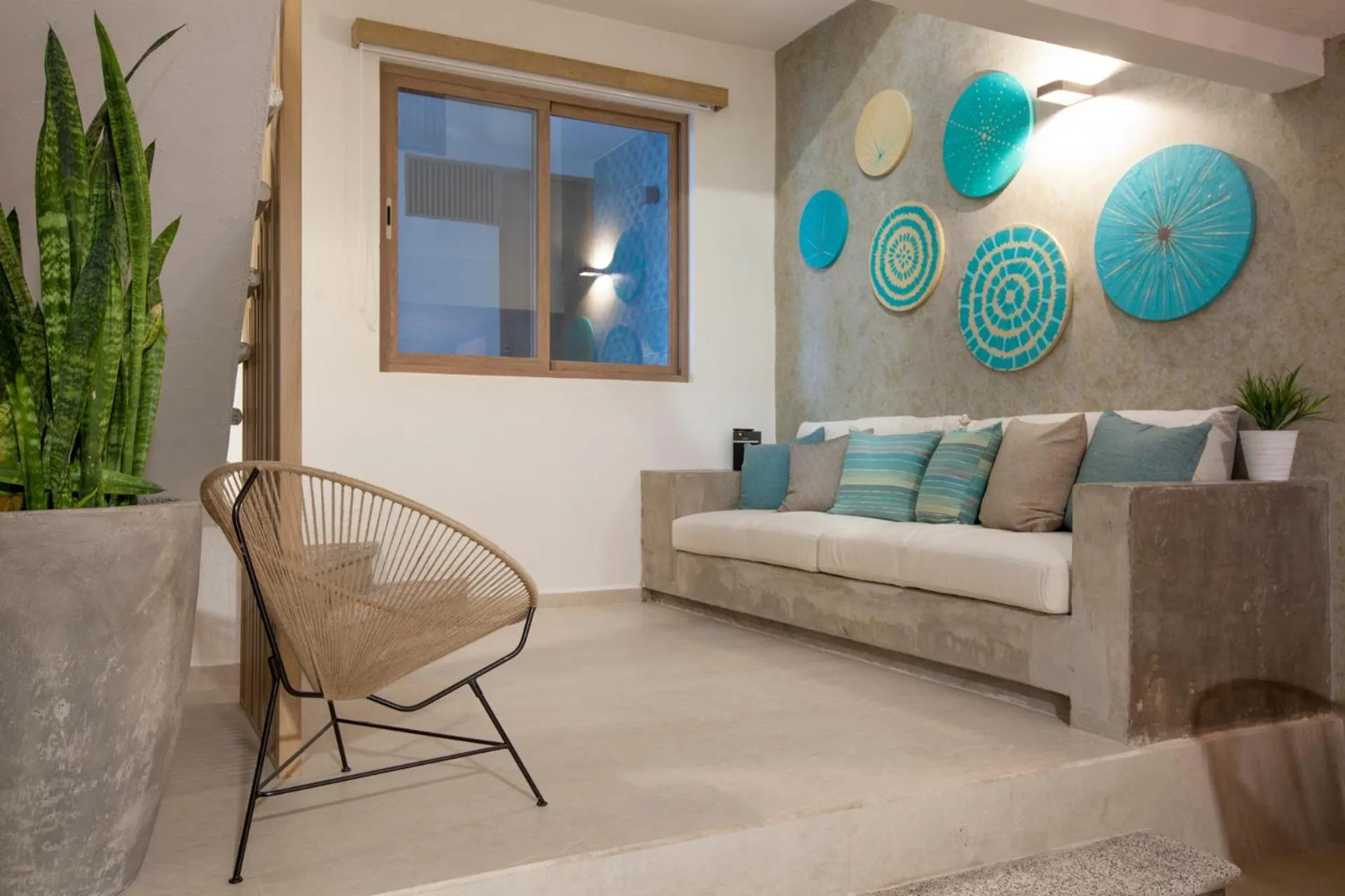 Living room in Casa al Mar