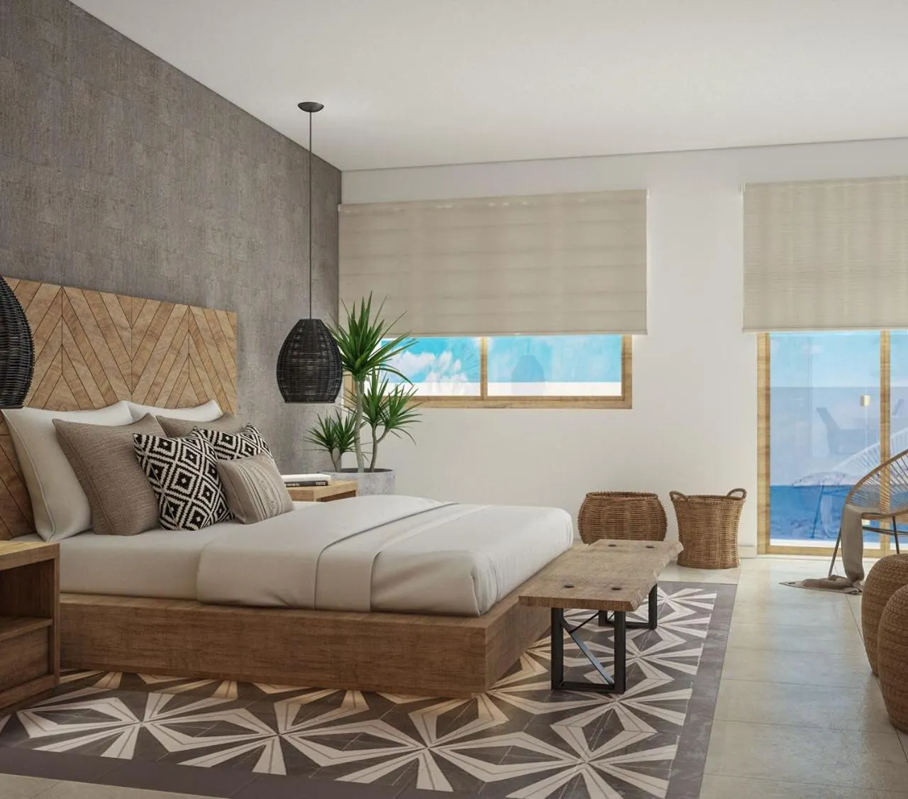 Photo of the whole room in Casa al Mar