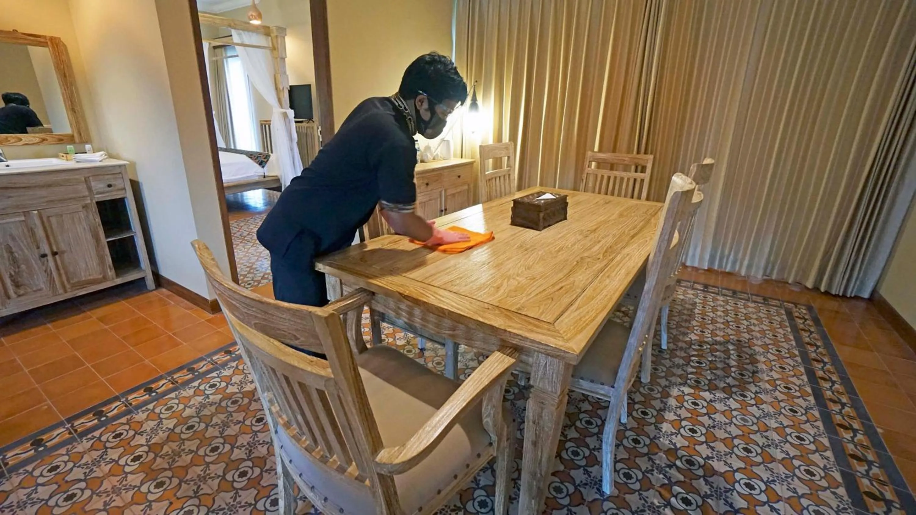 Dining area in Shanaya Resort Malang