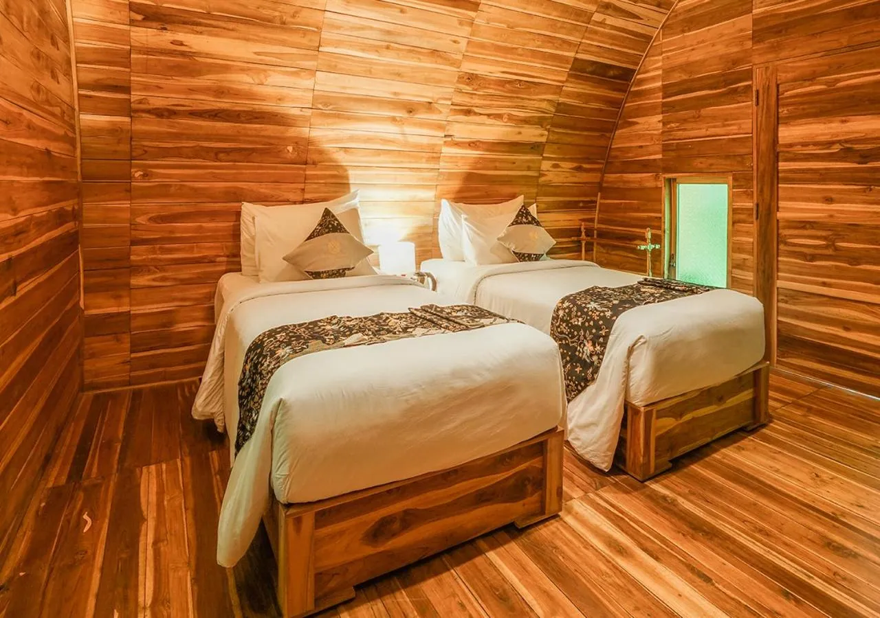 Bed in Shanaya Resort Malang