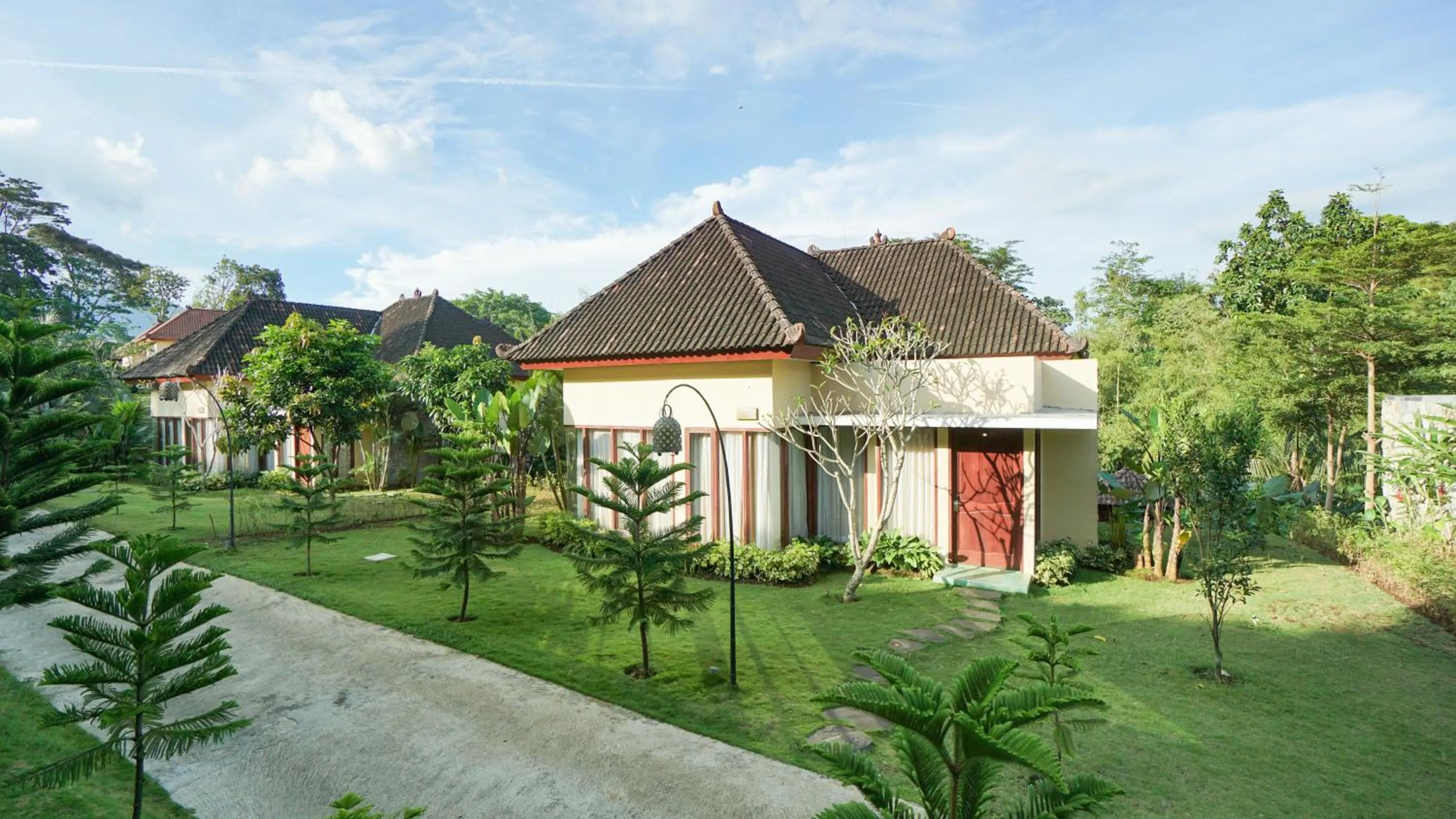 Singhasari Two-Bedroom Villa with Private Pool and River View in Shanaya Resort Malang
