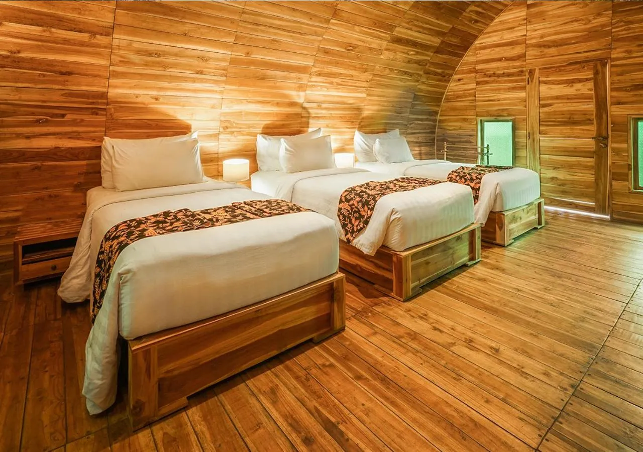 Bed in Shanaya Resort Malang