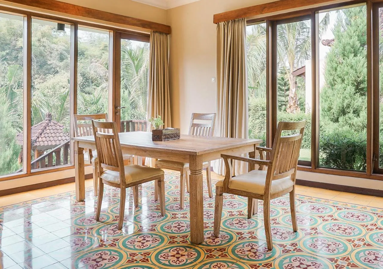 Dining area in Shanaya Resort Malang