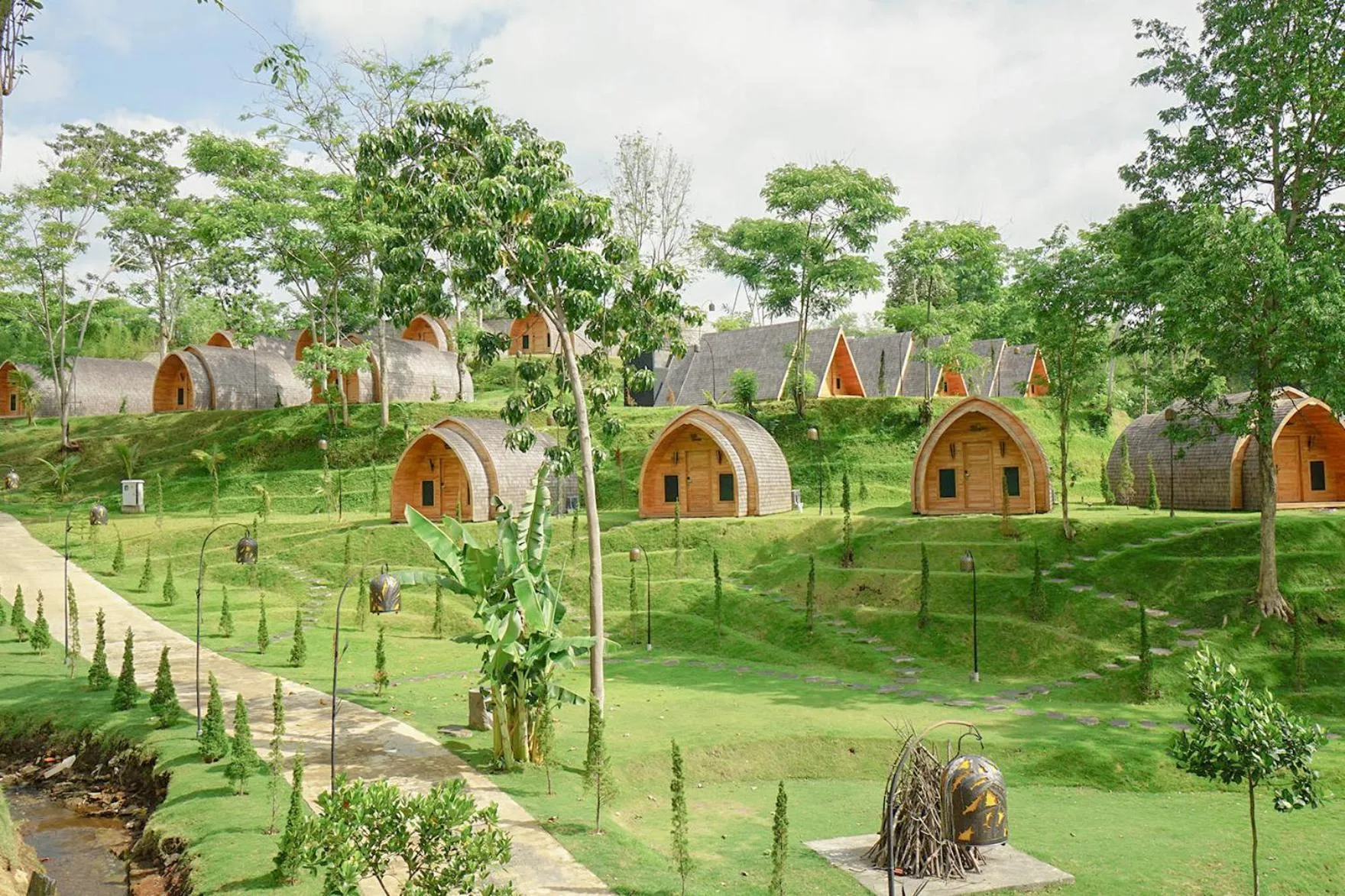 Natural landscape in Shanaya Resort Malang
