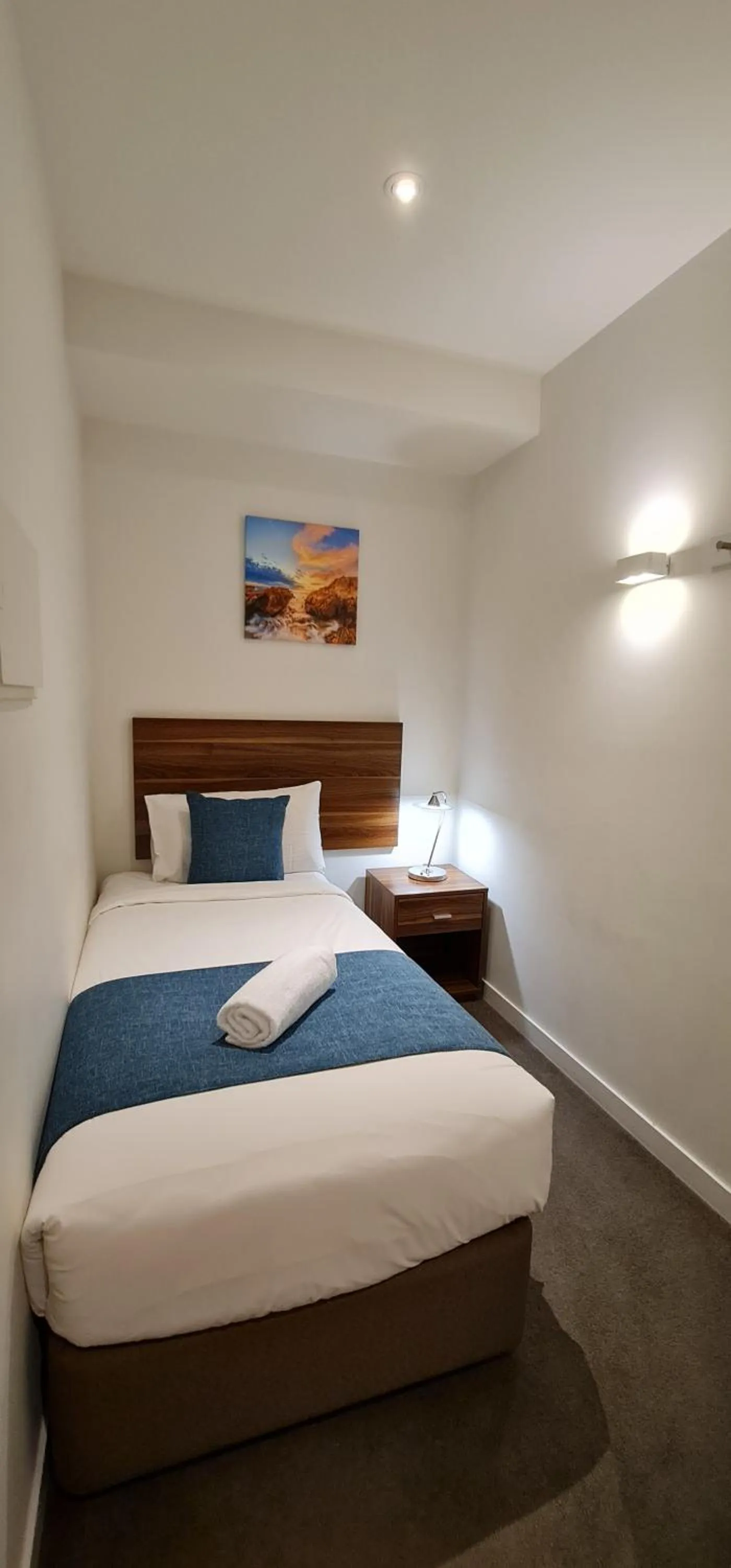 Bed in Flinders Street Apartments Melbourne CBD